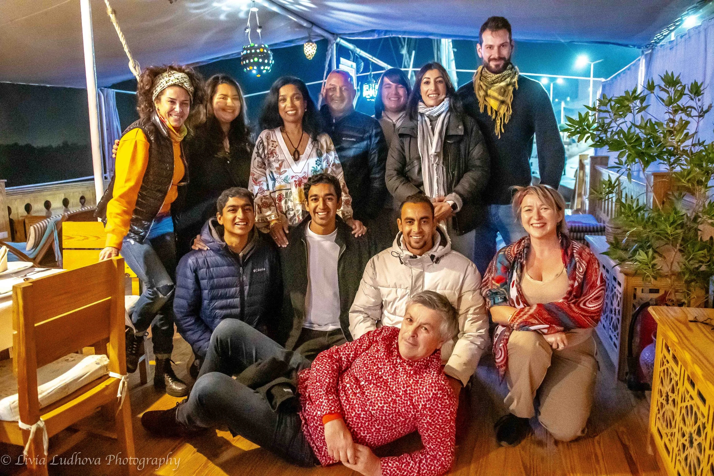 Our group on the final evening.