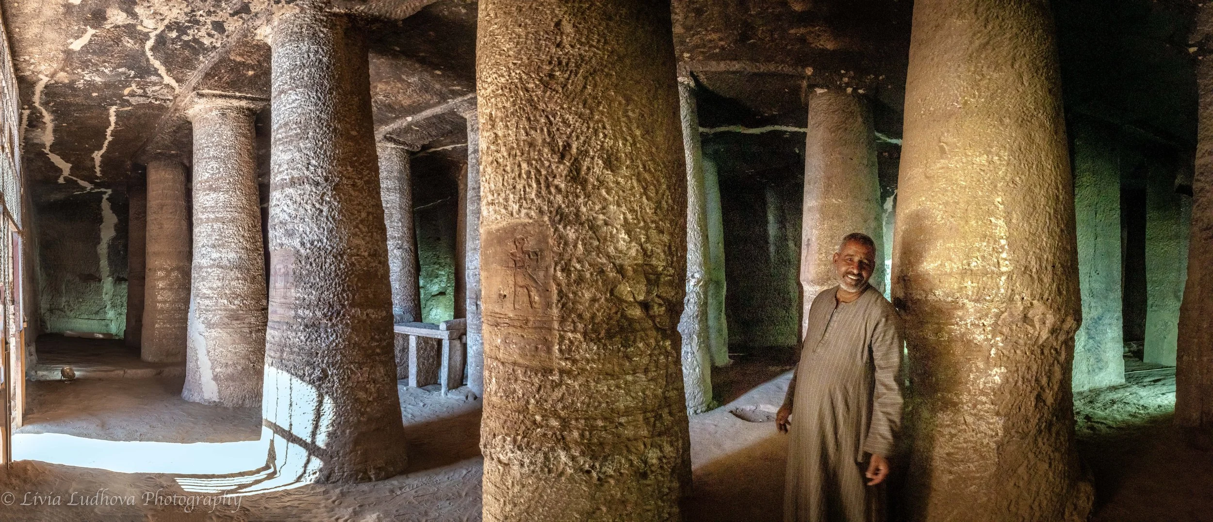 Tomb of Mekhu and Sabni, 2345 BC.  Mekhu and Sabni were father and son, both were governors of Upper Egypt during the reign of Pepi II of the 6th Dynasty.  