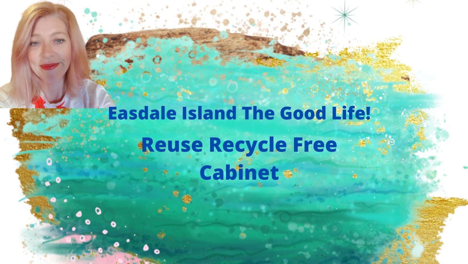 Easdale Island The Good Life!Reuse Recycle free cabinet.