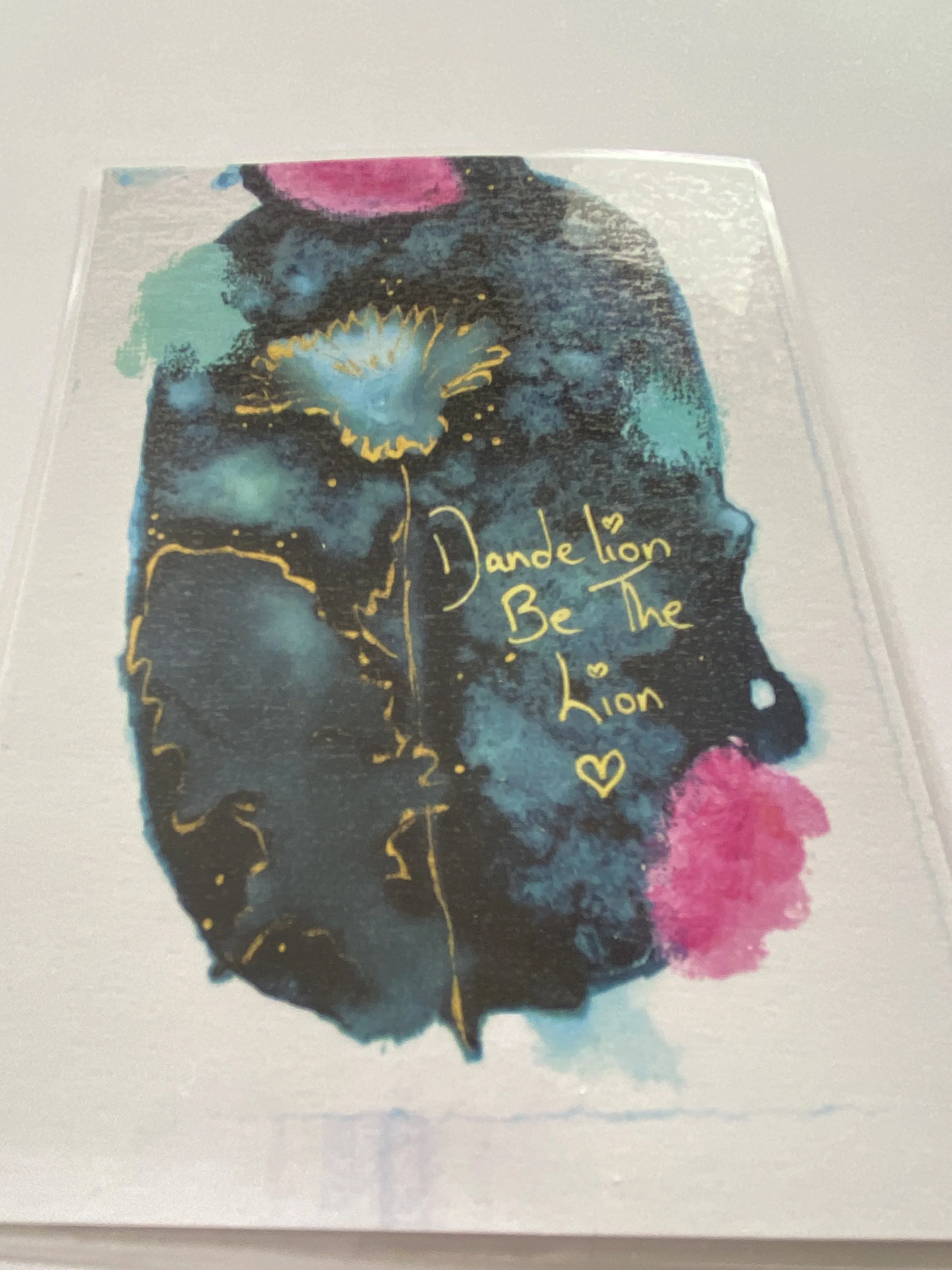 Cyanotype Sun Art Dandelion