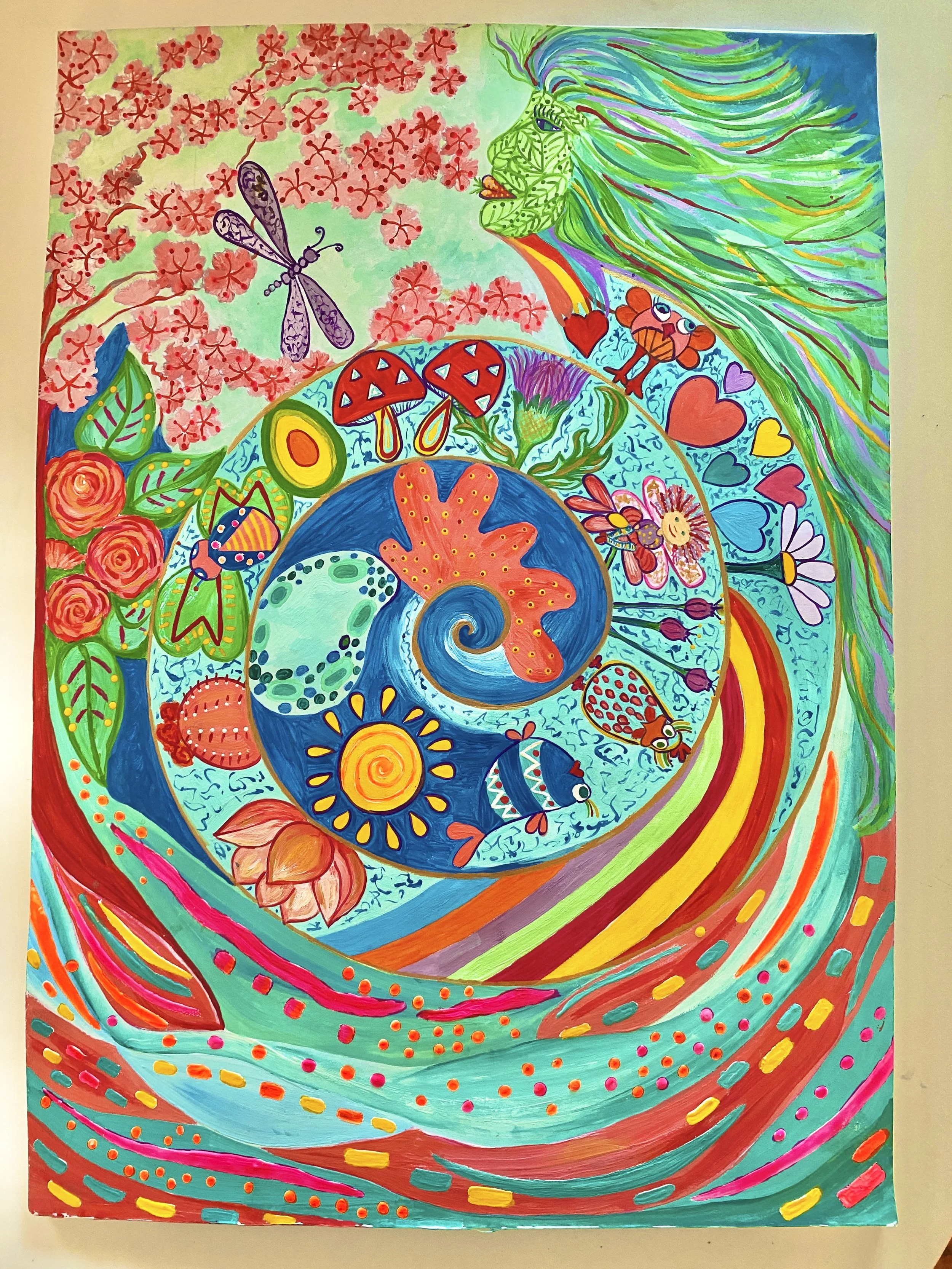 Essence of Gaia Acrylic Art