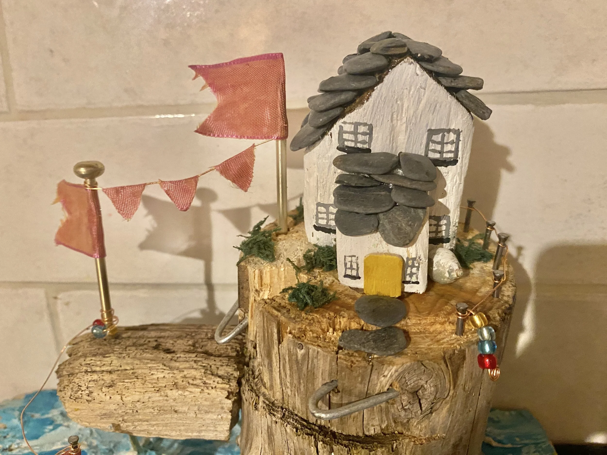 Miniature Coastal Retreat Sculpture