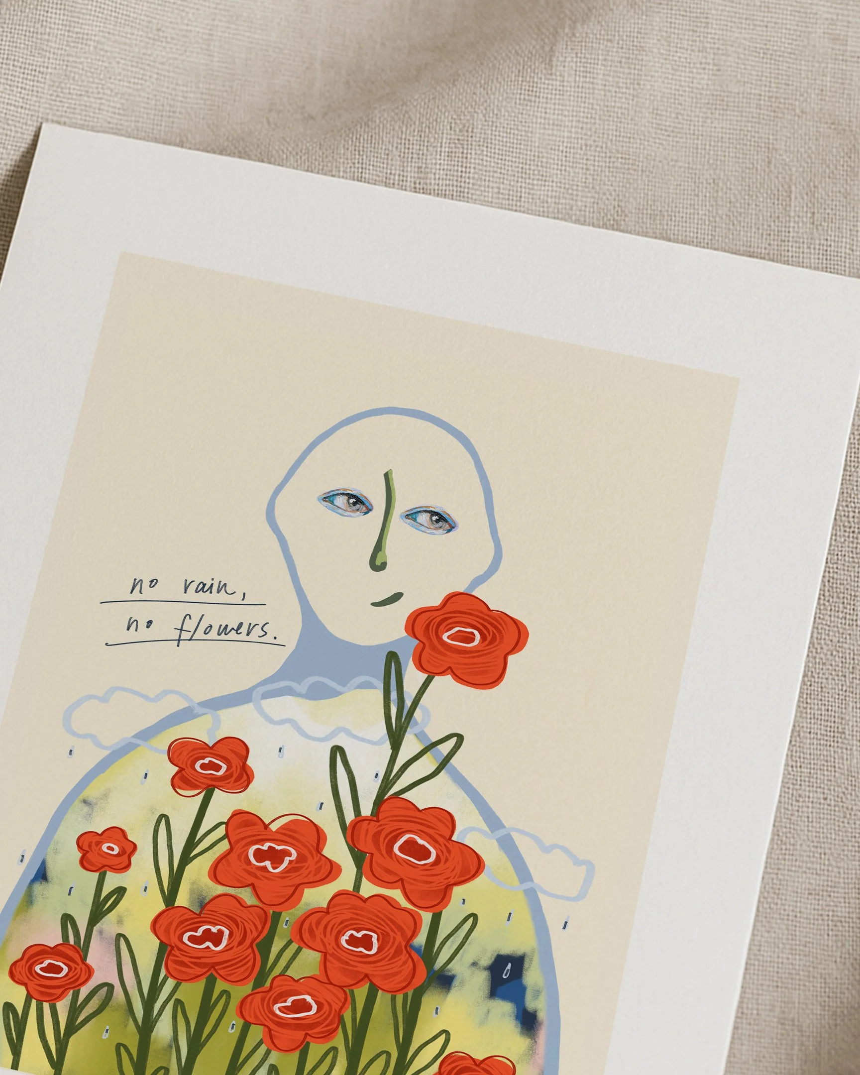 No rain no flowers_Impressions papier Audrey Lacroix artiste.jpg