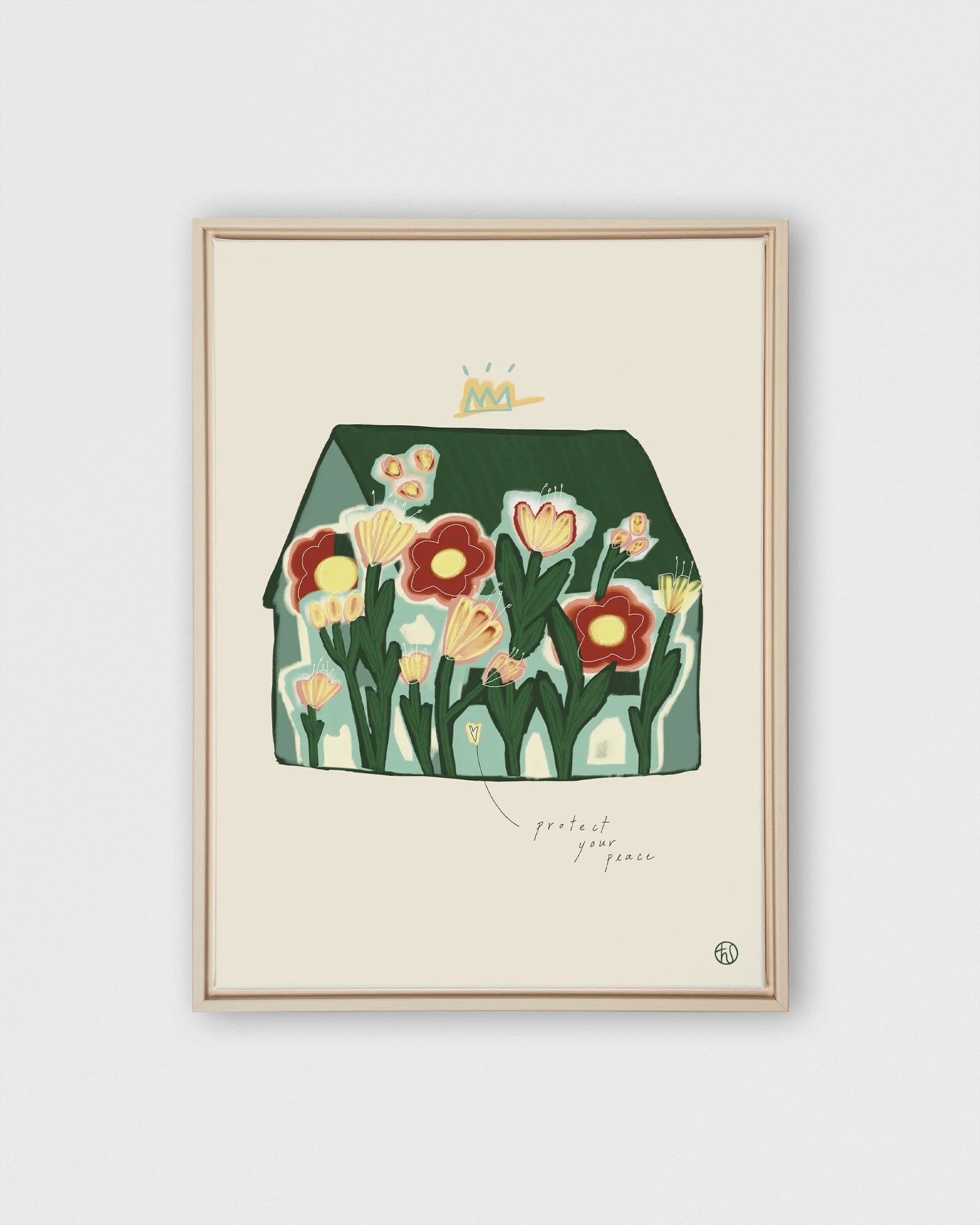 Protect your peace_impression sur toile_cadre bois naturel.jpg