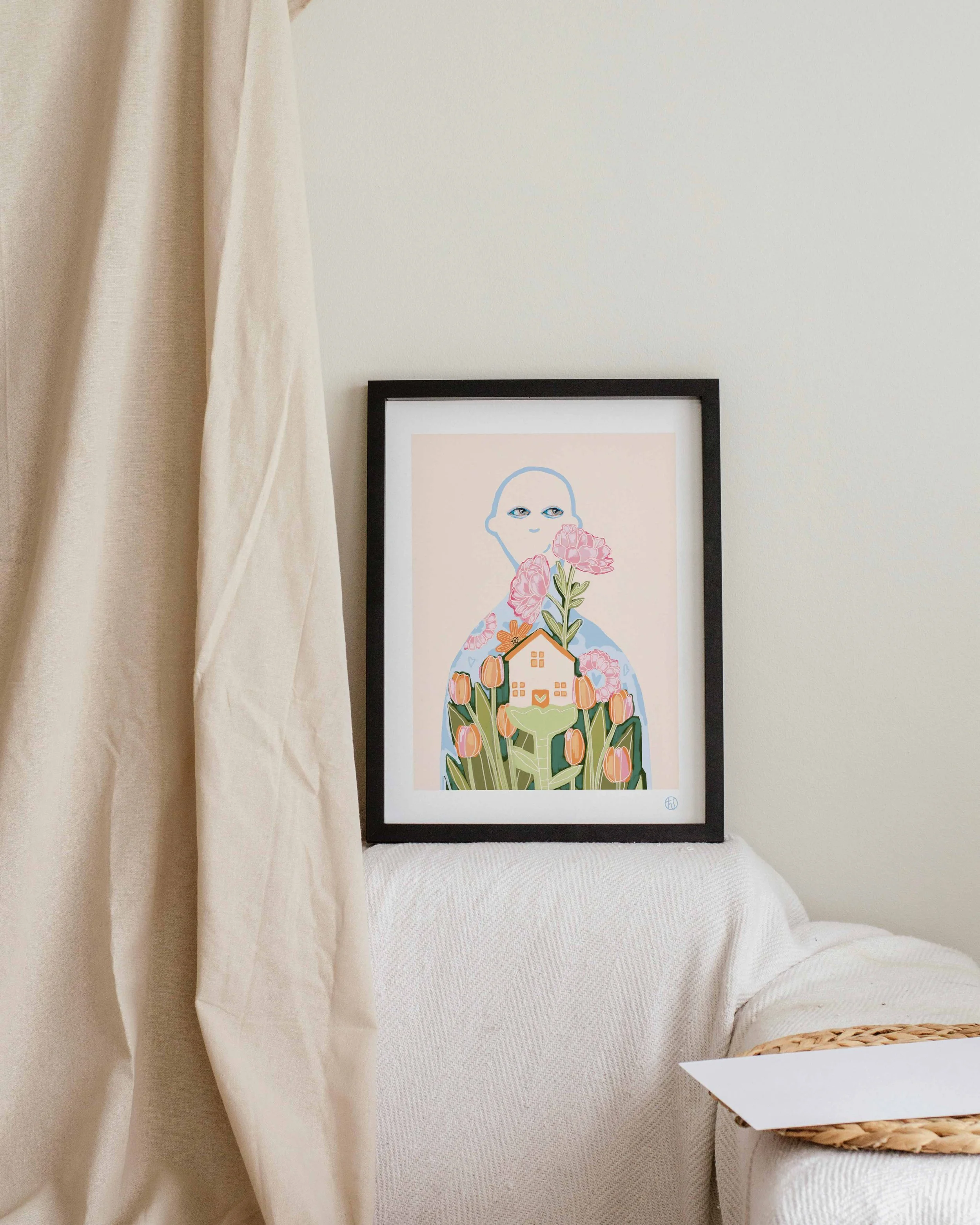 Audrey LAcroix_impression sur papier_Cultiver le bonheur_cadre décor.jpg