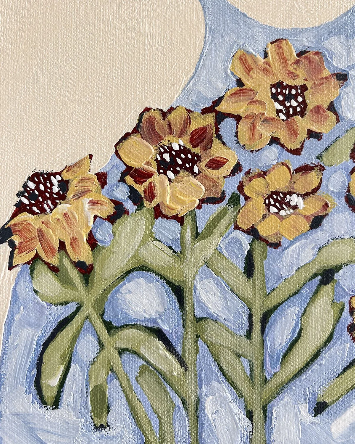 Je mérite la douceur_original sur toile_détails .jpg