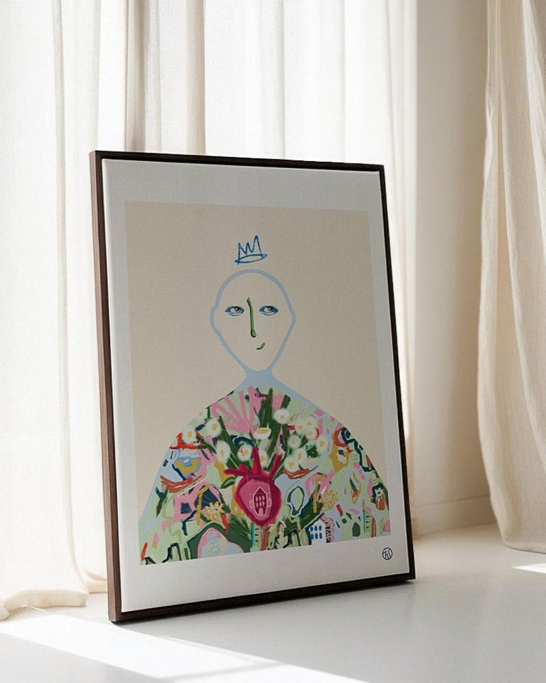 Reine+de+fleur_mockup+de%CC%81cor_impression+sur+toile+avec+cadre+bois+espresso-3.jpg