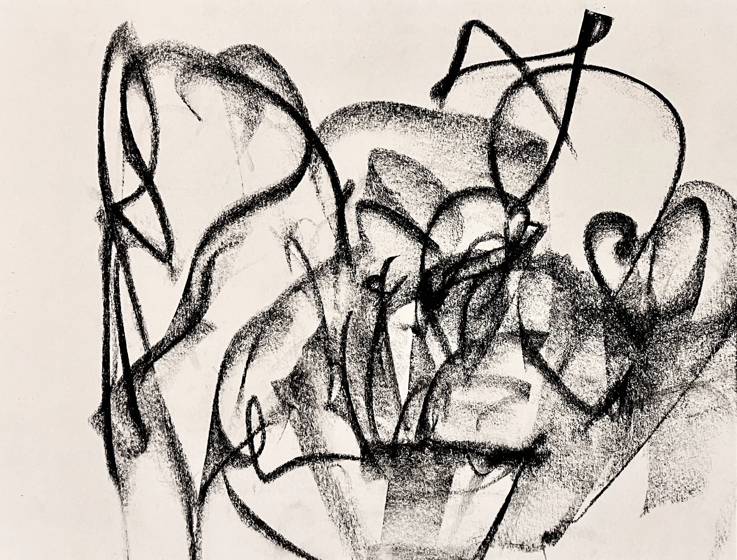 Your Bed, charcoal on paper, 20 x 29 cm, 2026