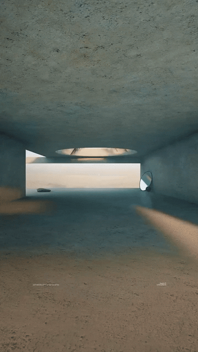 Strange architecture in the Sahara desert in Mali.gif