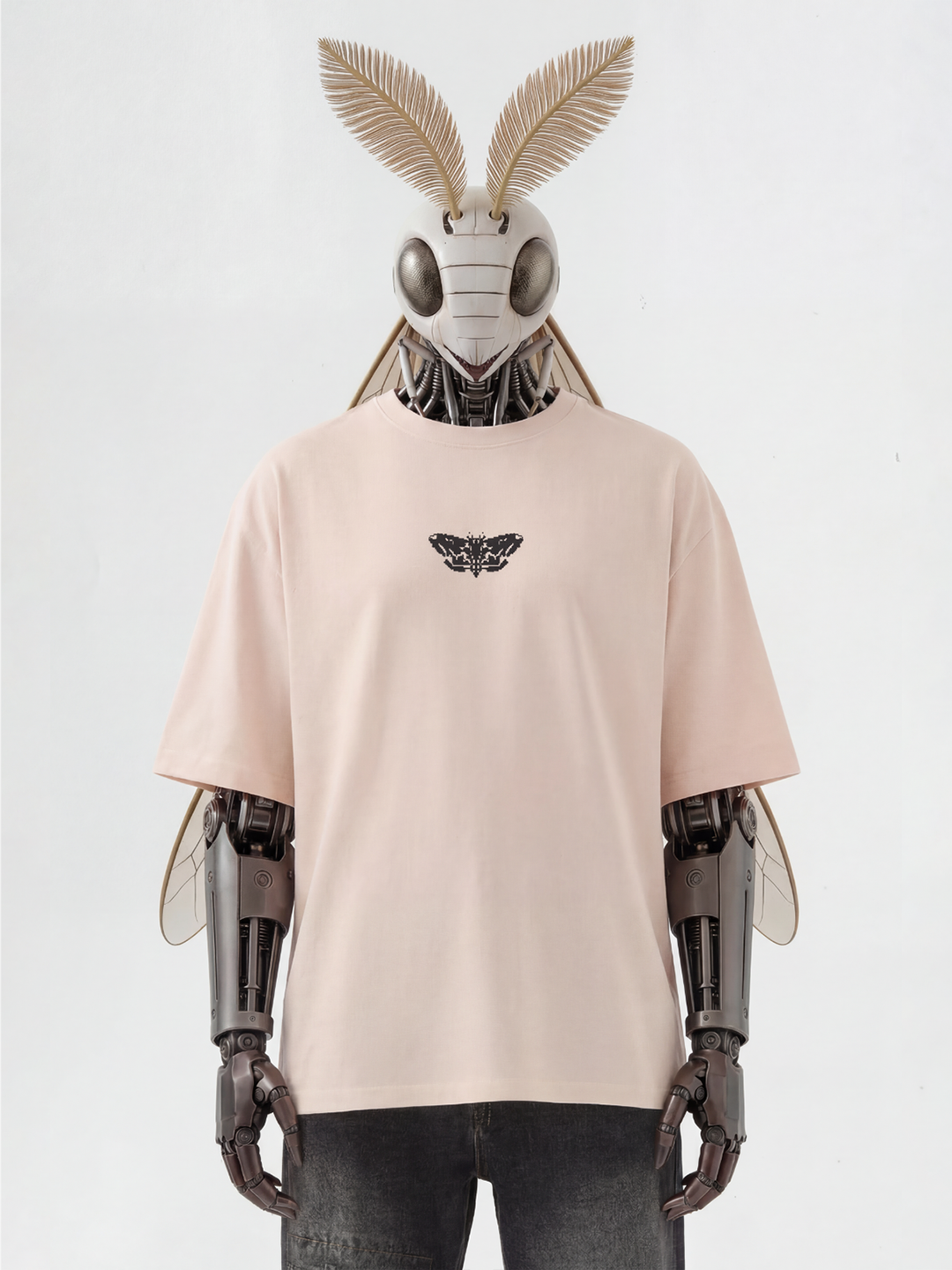 moth t-shirt - off white