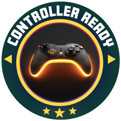 Controller Ready: This game has an option to use a gamepad controller instead of the keyboard.