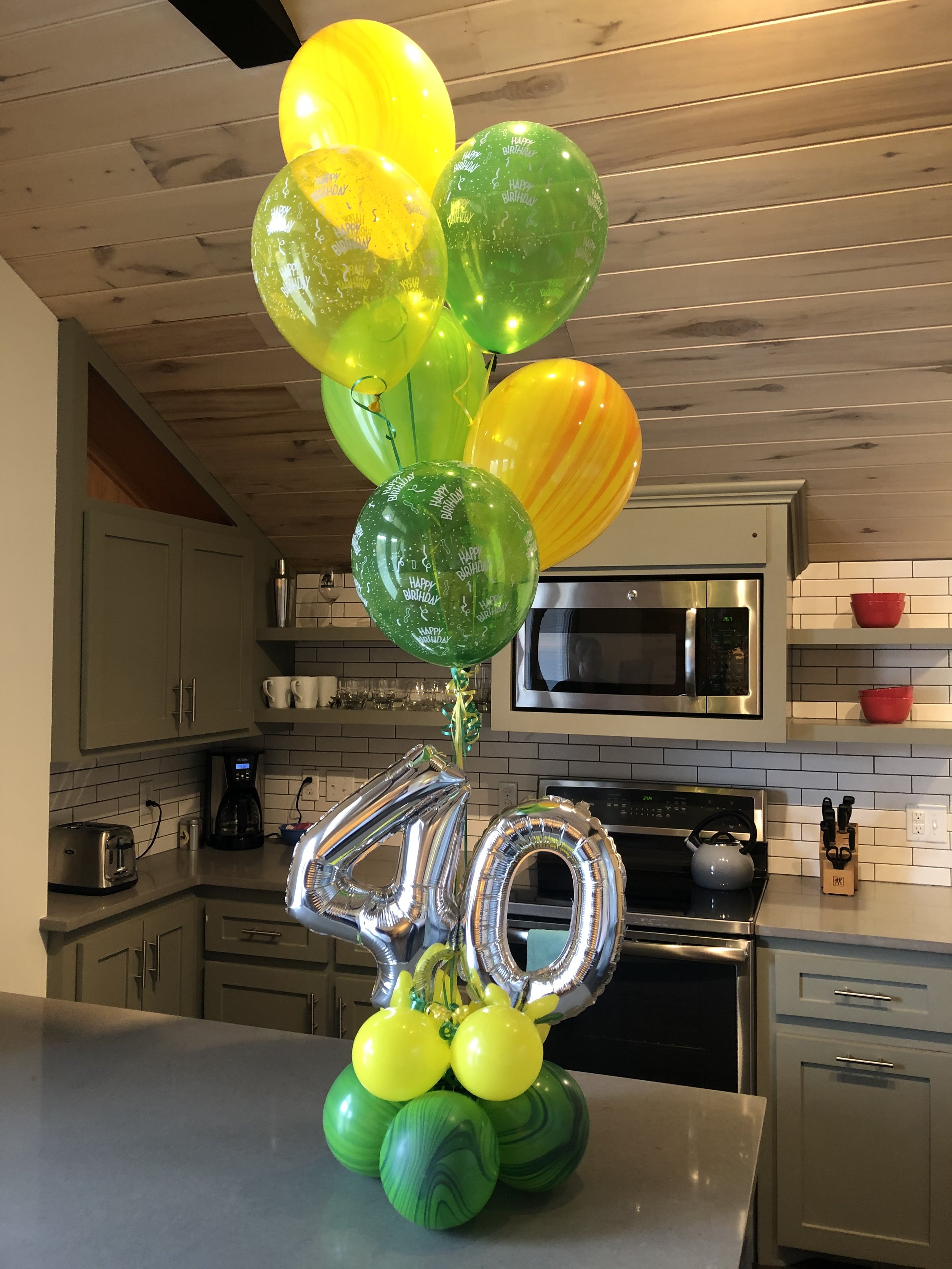 40th Birthday Balloons