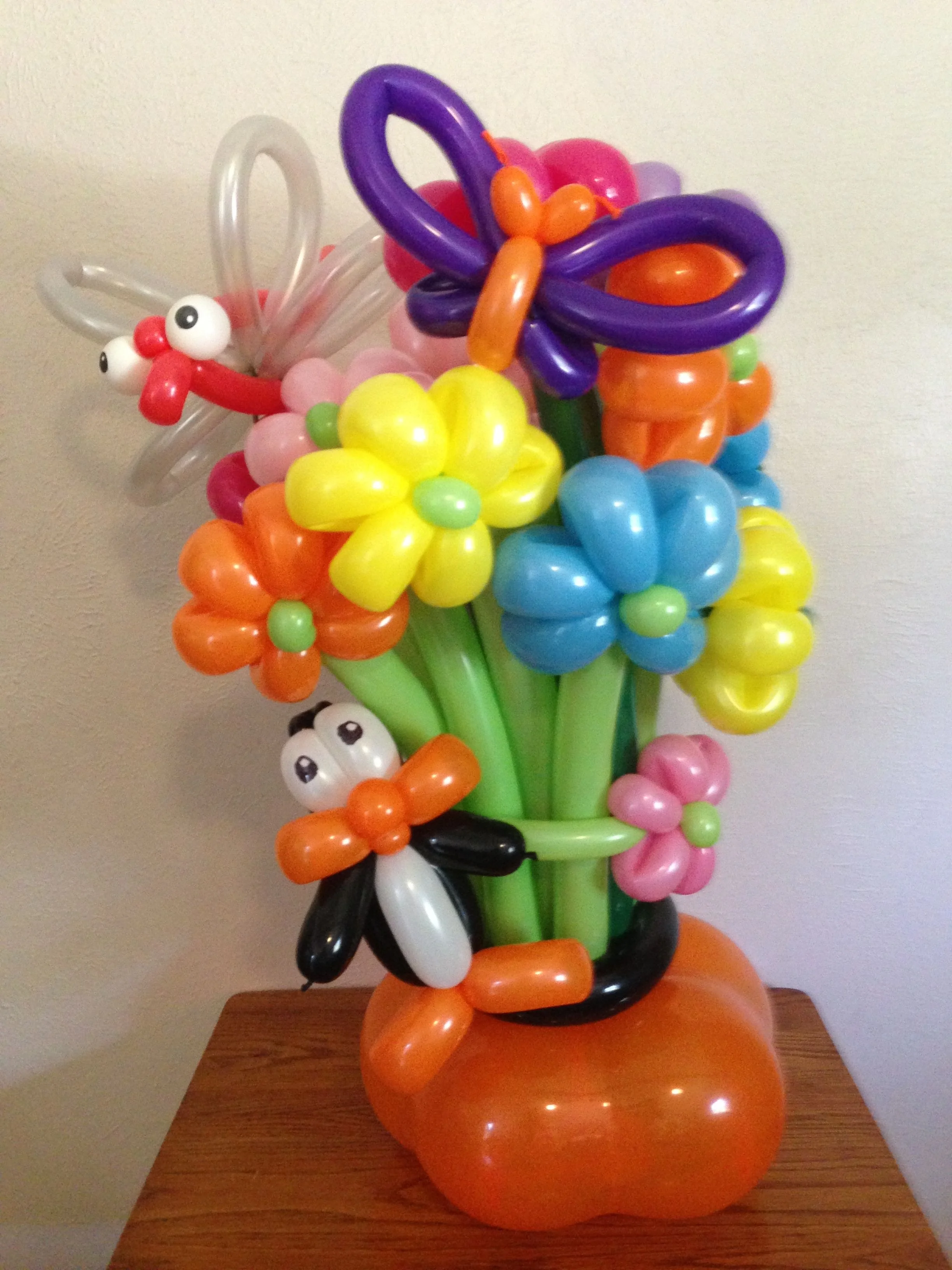 Balloon flower arrangement