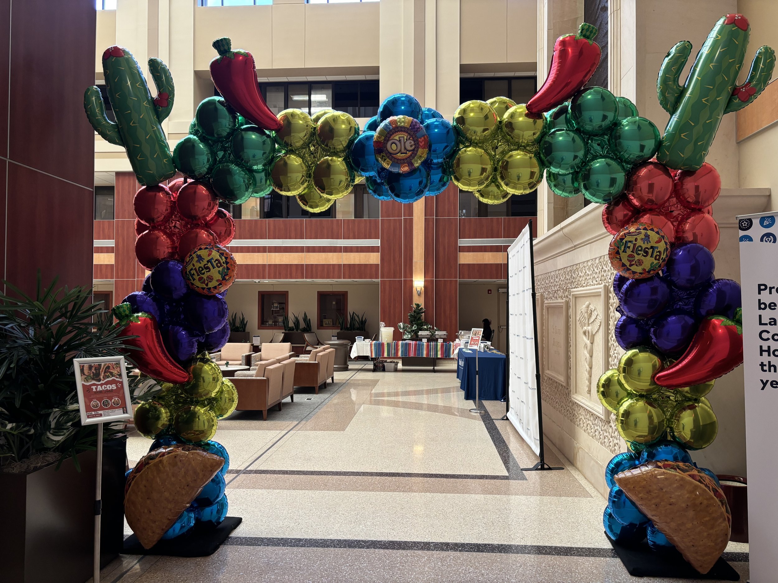 latex free balloon arch all foil