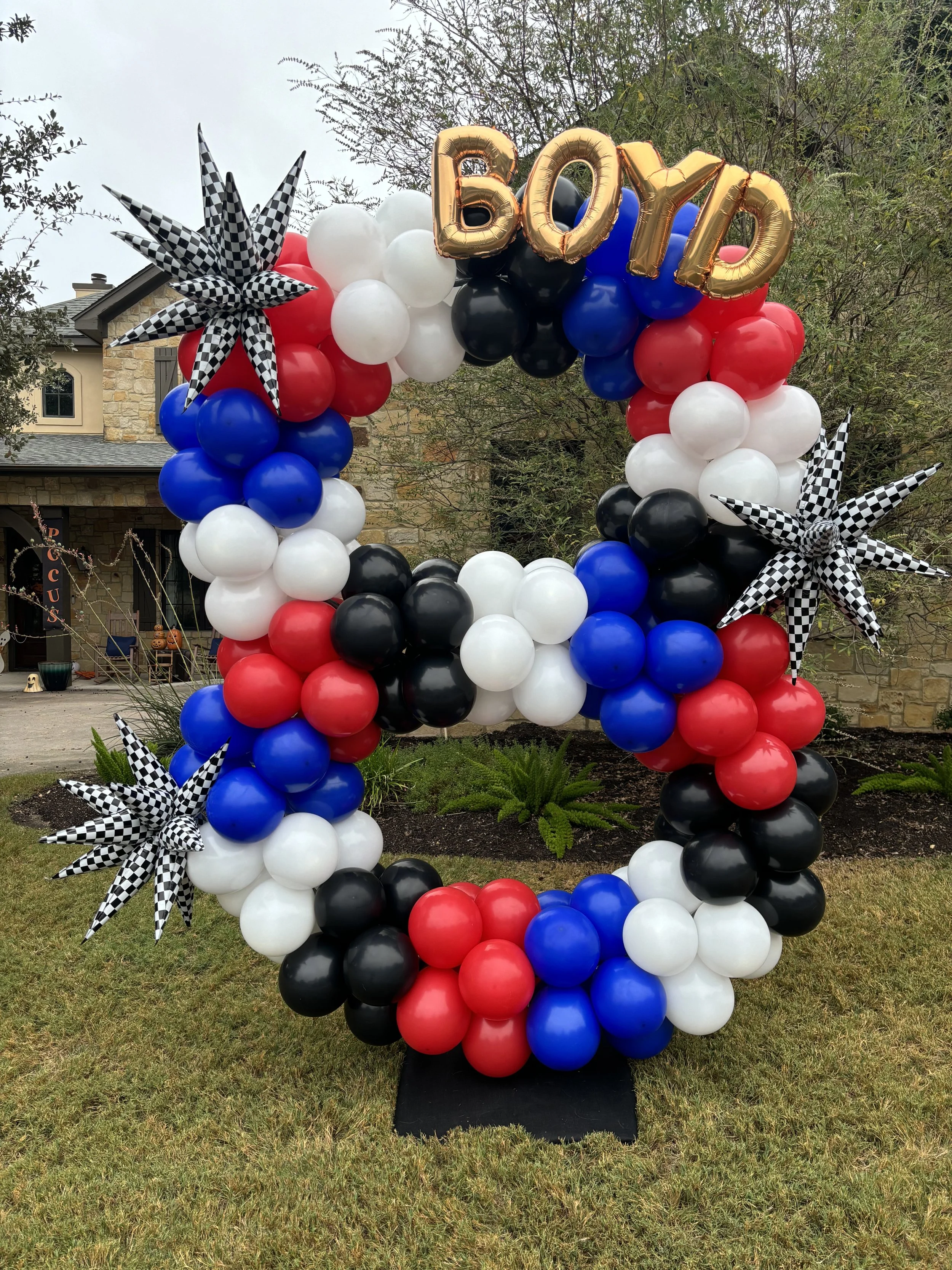 8th birthday racing theme