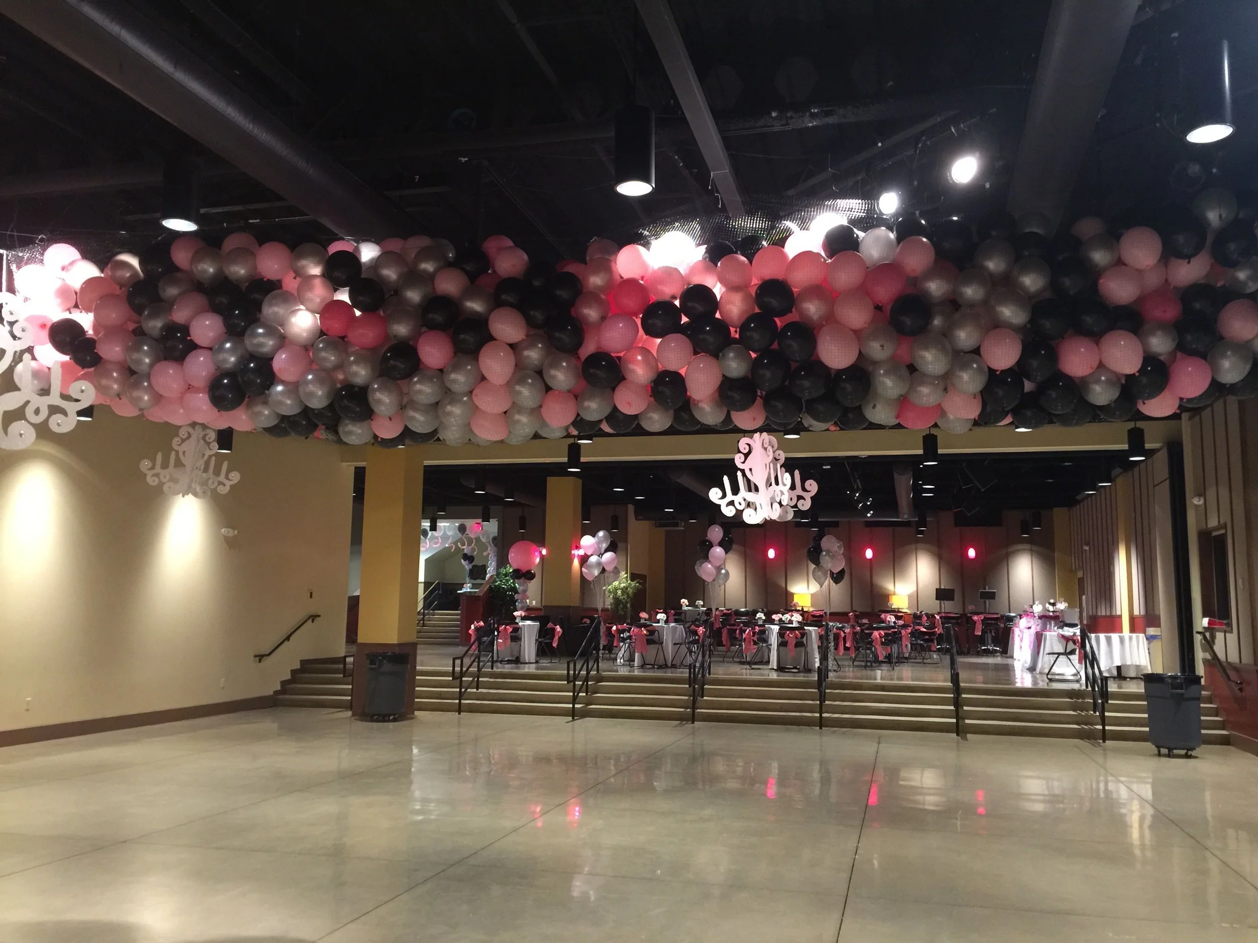 Professional balloon drop