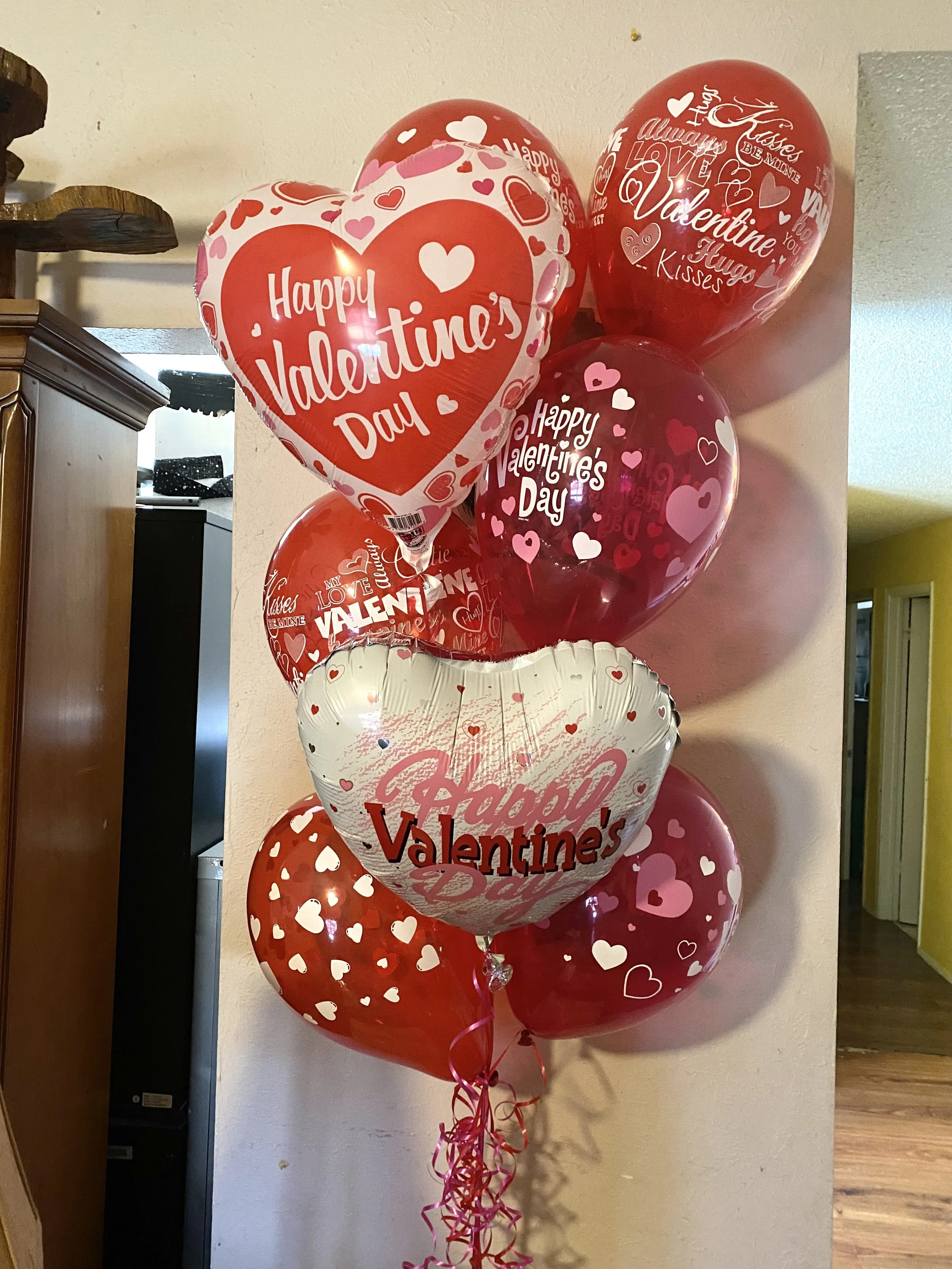 Valentine balloons