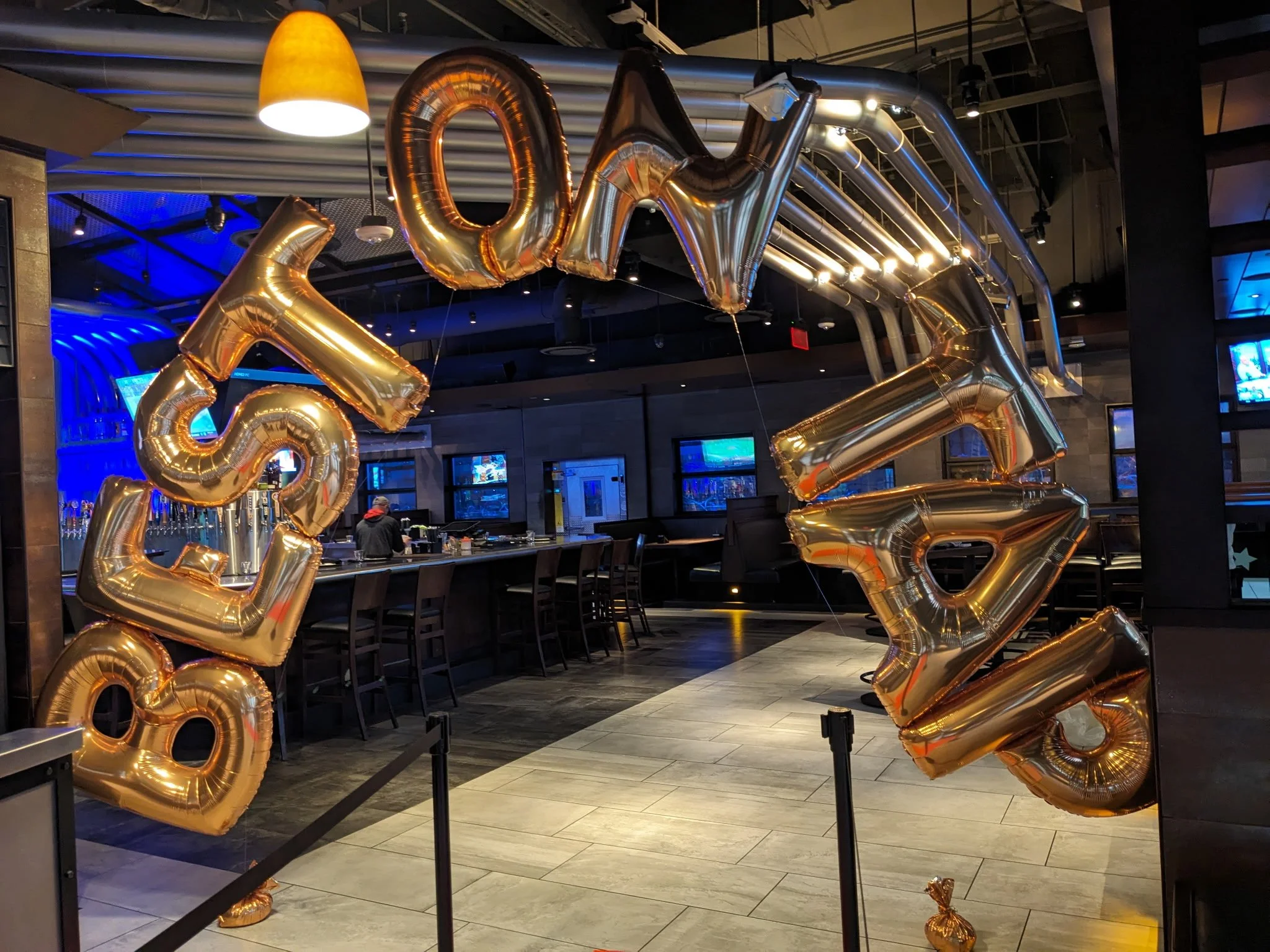 St Patricks letter balloons