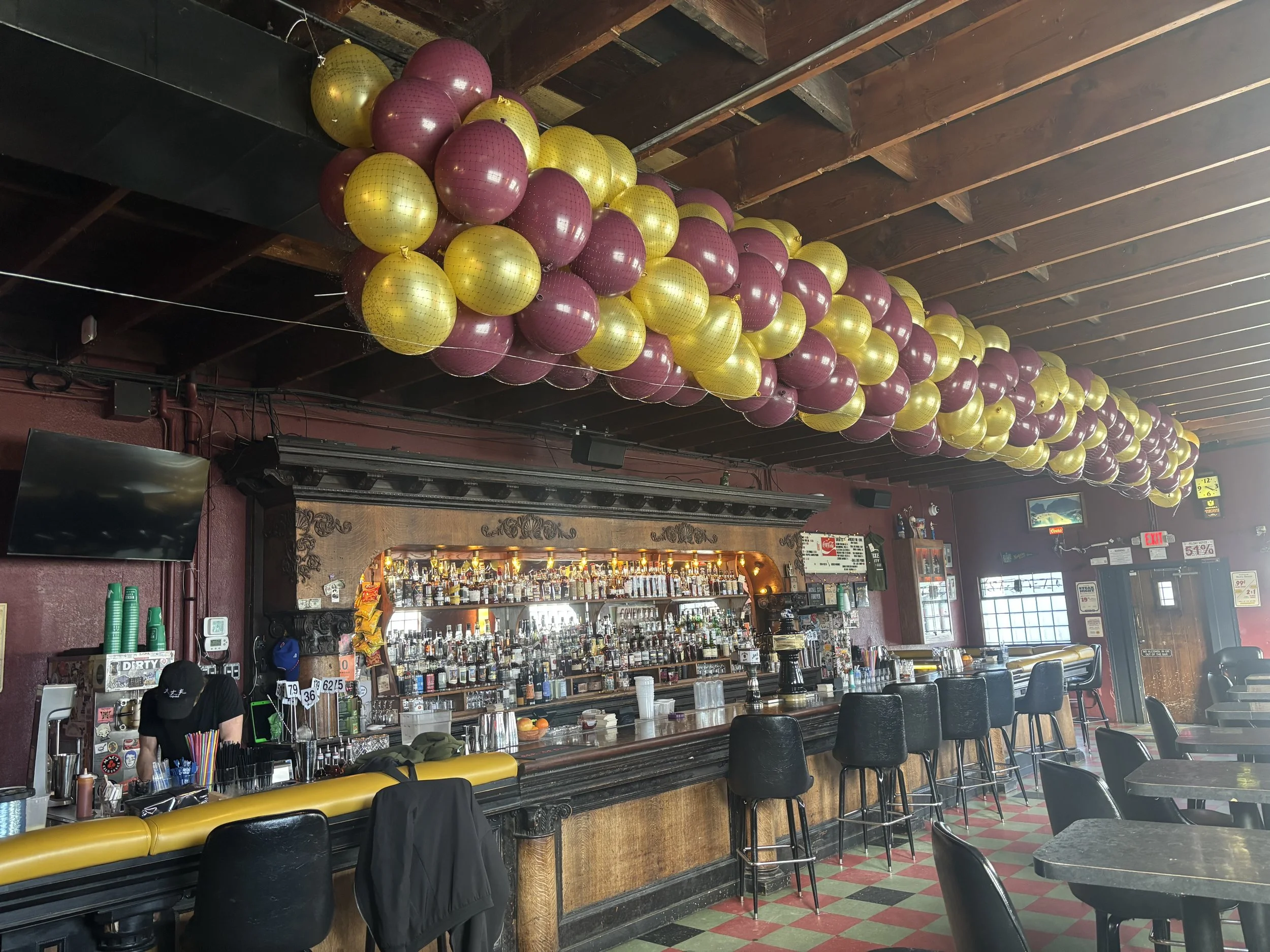 New Year Eve balloon drop