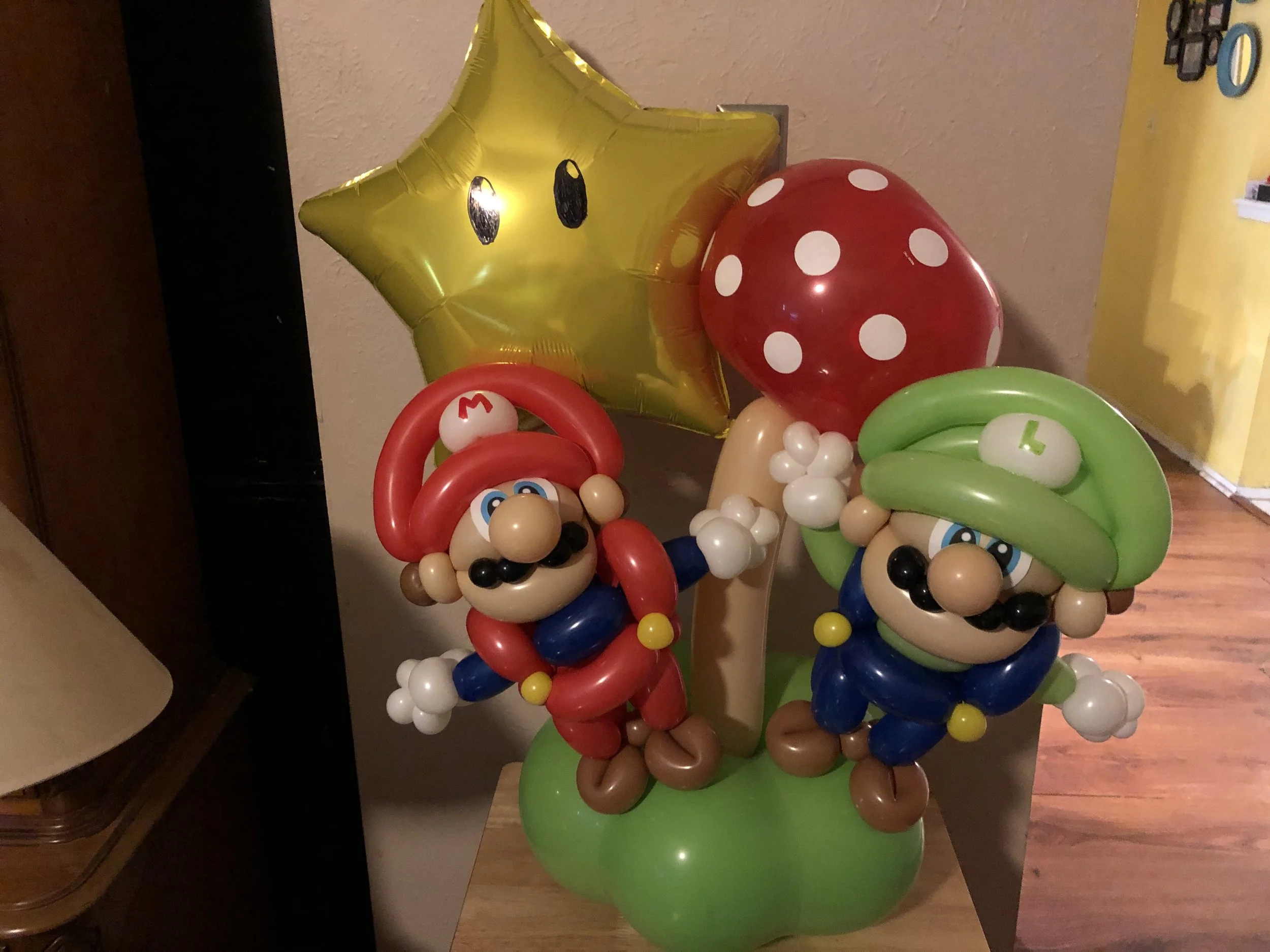 Mario Balloon Arrangement