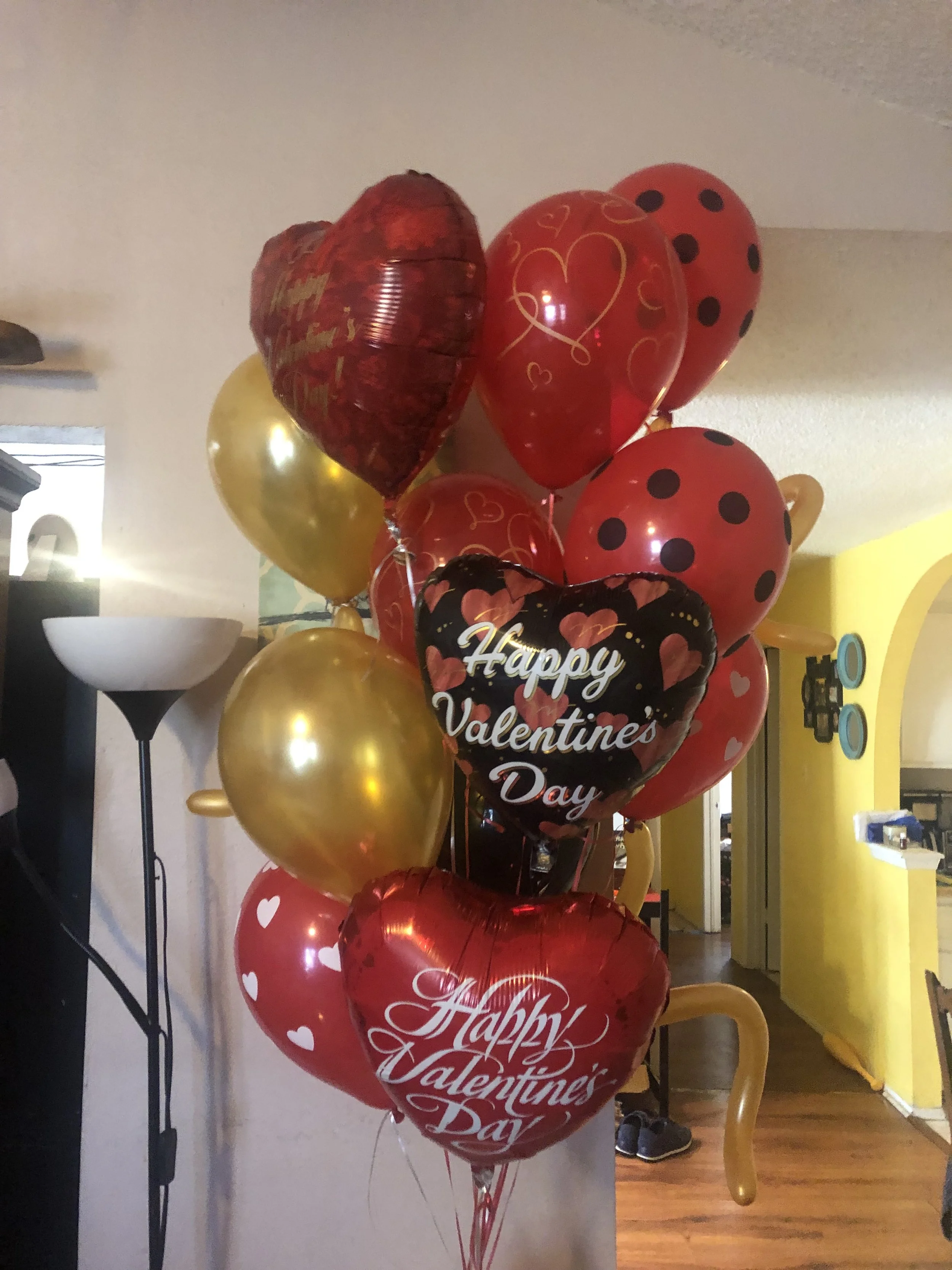 Love theme balloons