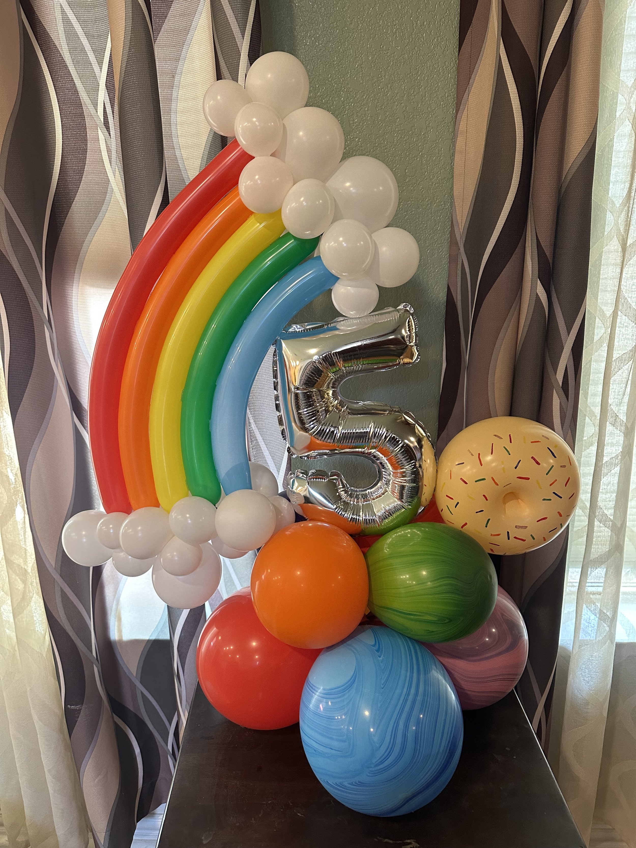 Balloon Rainbows & Donuts