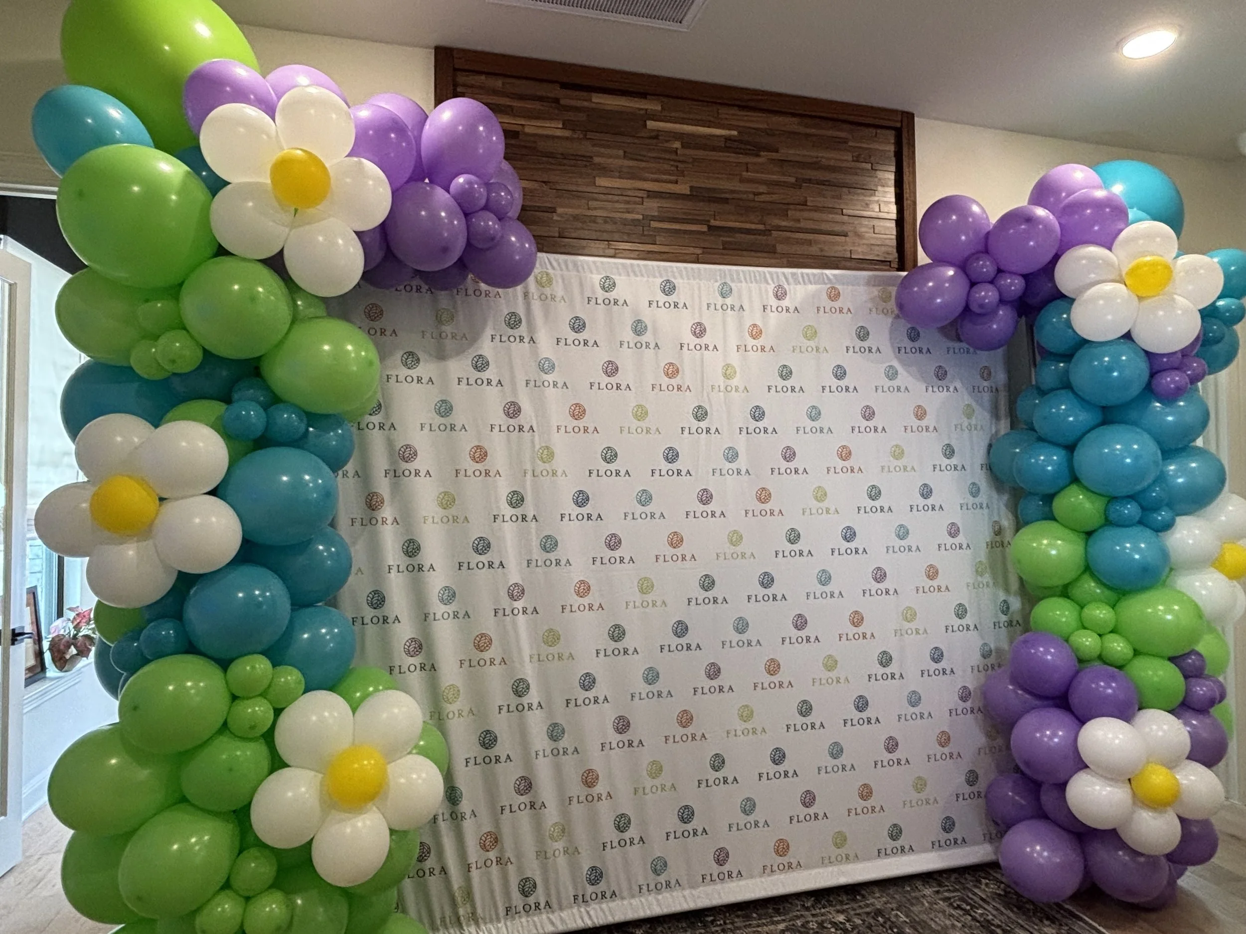 Easter balloon garland