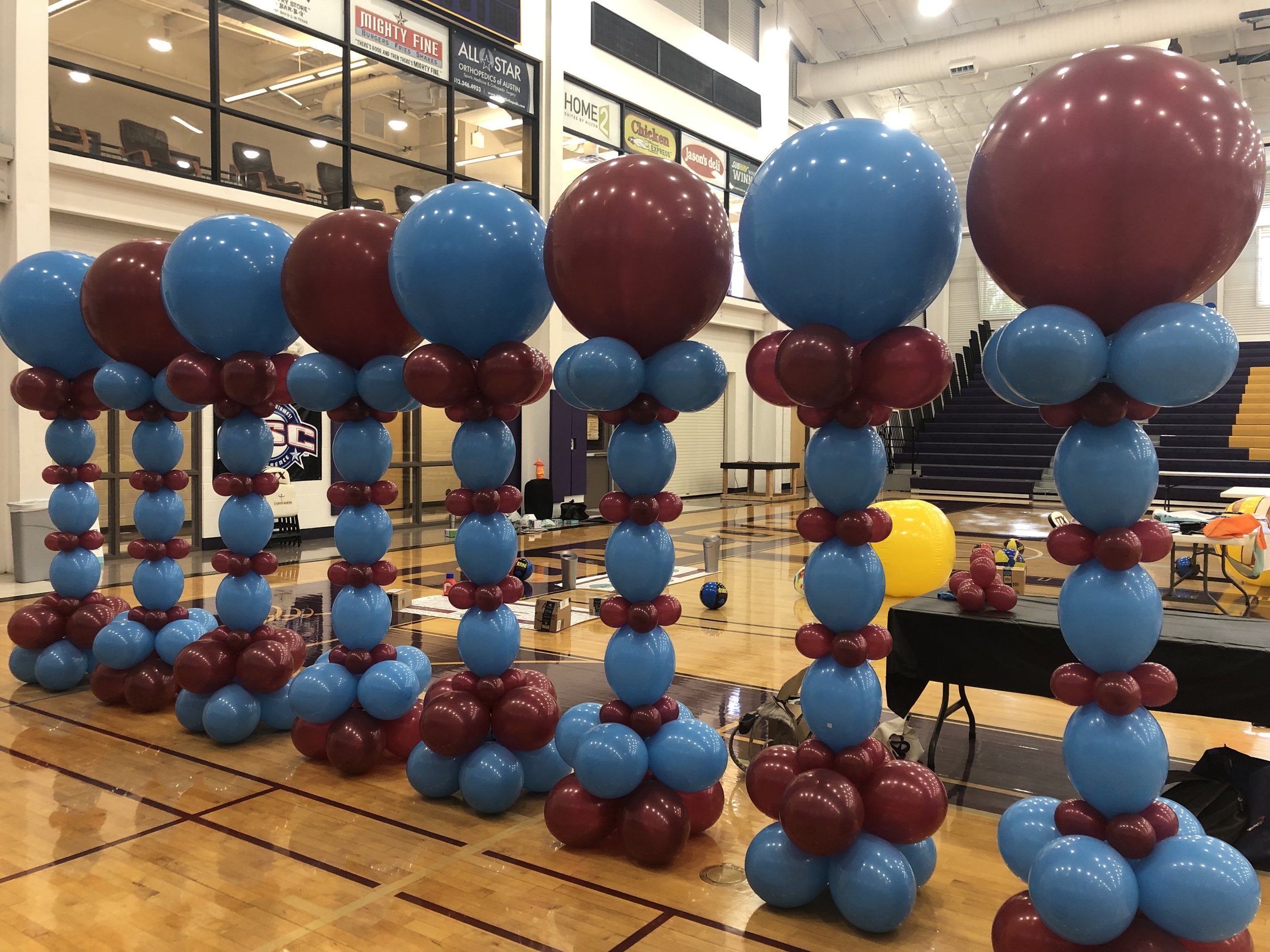 Unique balloon towers