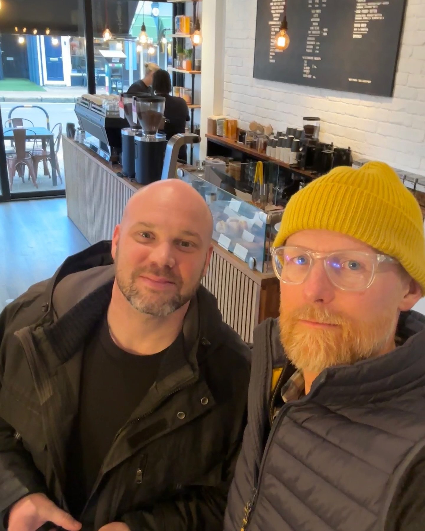 Lower Richmond Road business owners you are invited to an informal gathering at @groundcoffeesociety cafe 79 Lower Richmond Road at 5:30pm on Wednesday the 21st Feb 2024. 

Pictured are Dave @groundcoffeesociety Craig @putneychiropractic who both hav