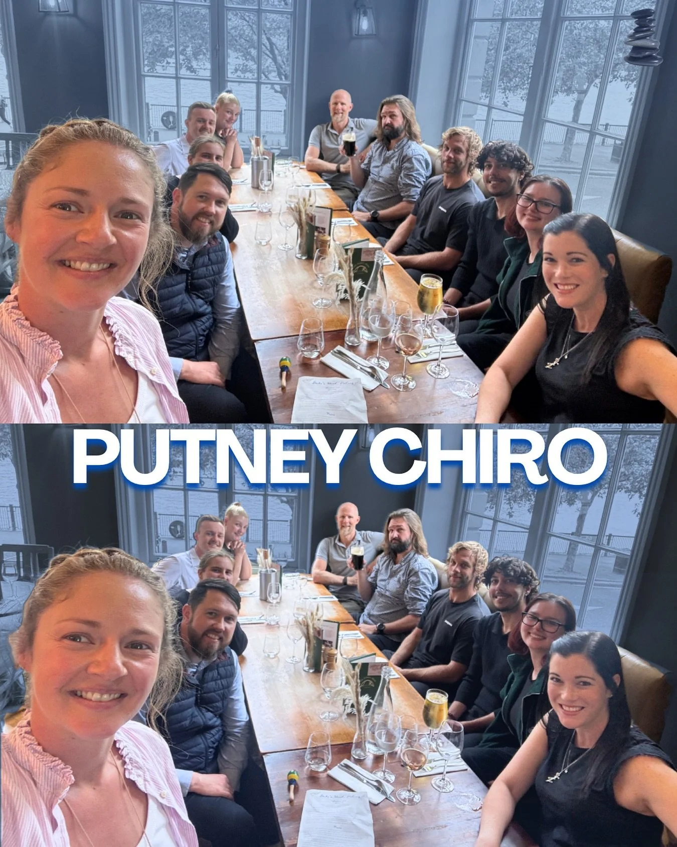 ✨ Celebrating an amazing team lunch with the crew at Putney Chiropractic Centre 🥂✨

So grateful for all the incredible work this team has been doing for our Putney community 💙

A warm welcome back to Grant &amp; Ami, and huge kudos to Isaac on an o