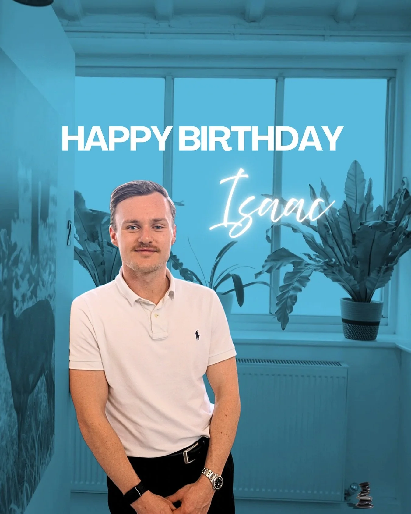 Happy Birthday, Isaac! 🎉 

Thanks for keeping us standing tall and feeling our best &mdash; your care and good energy make such a difference. Wishing you a fantastic year ahead filled with health, happiness, and all the good vibes you give your pati