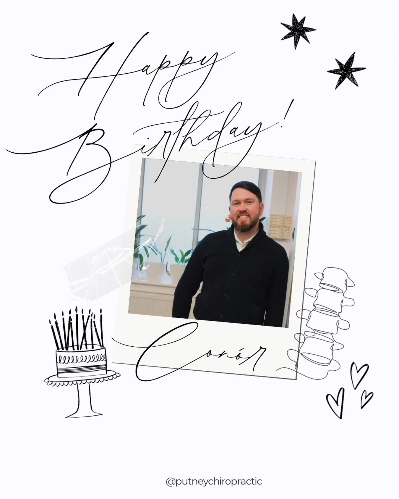 ✨ Happy Conmas!! The PCC team wishes you a wonderful day Con&oacute;r (@thehealthelevator) - here&rsquo;s to many more 💙