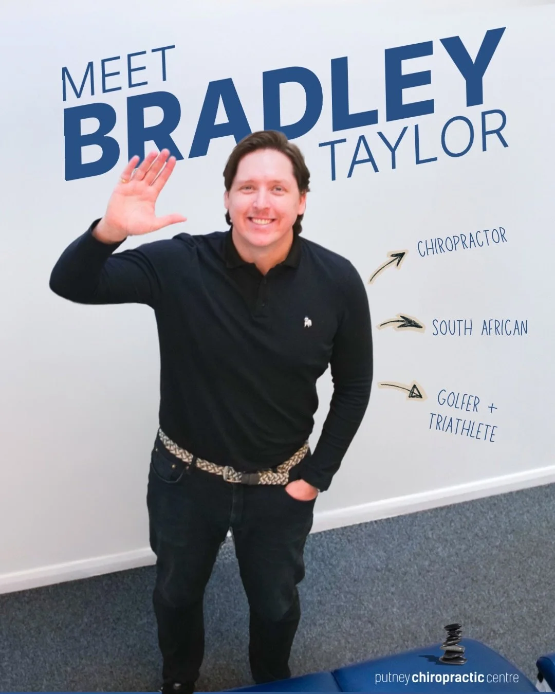 ✨ A familiar face to some, a new face to others - Brad returned to the Putney Chiro team at the end of last year and has been very busy both in the clinic and in the community organising health screenings with local businesses (especially with our fr