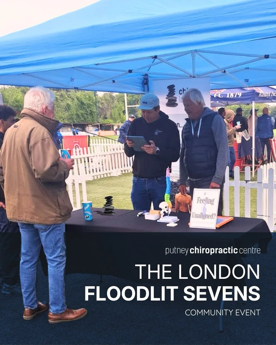✨ Brad Taylor, from the Putney team, was at the Roslyn Park Rugby Floodlit Sevens (@londonfloodlit7s) tournament yesterday, meeting the locals and handing out some useful advice to the rugby community!