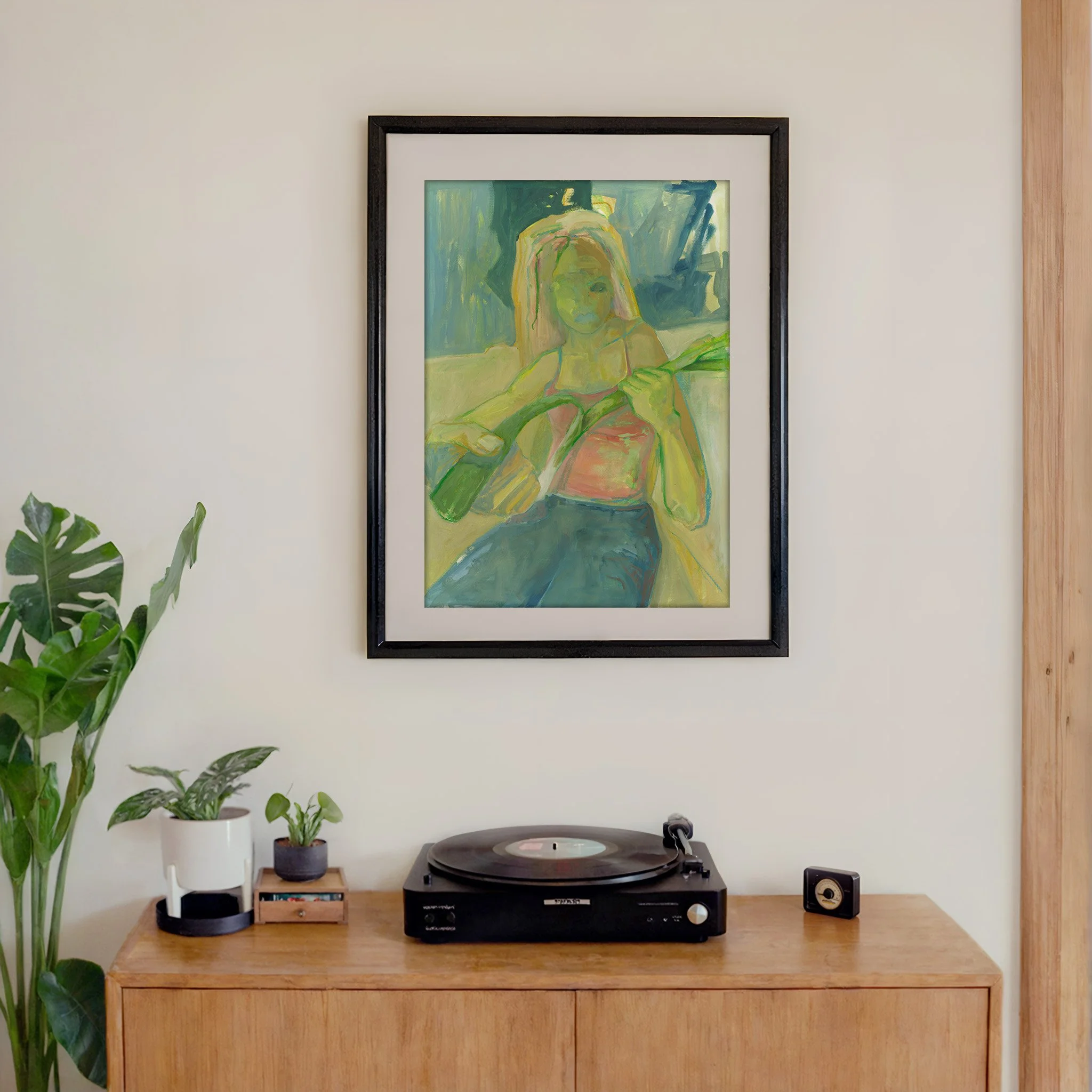 Spring Onion Girl - Fine Art Giclée Print