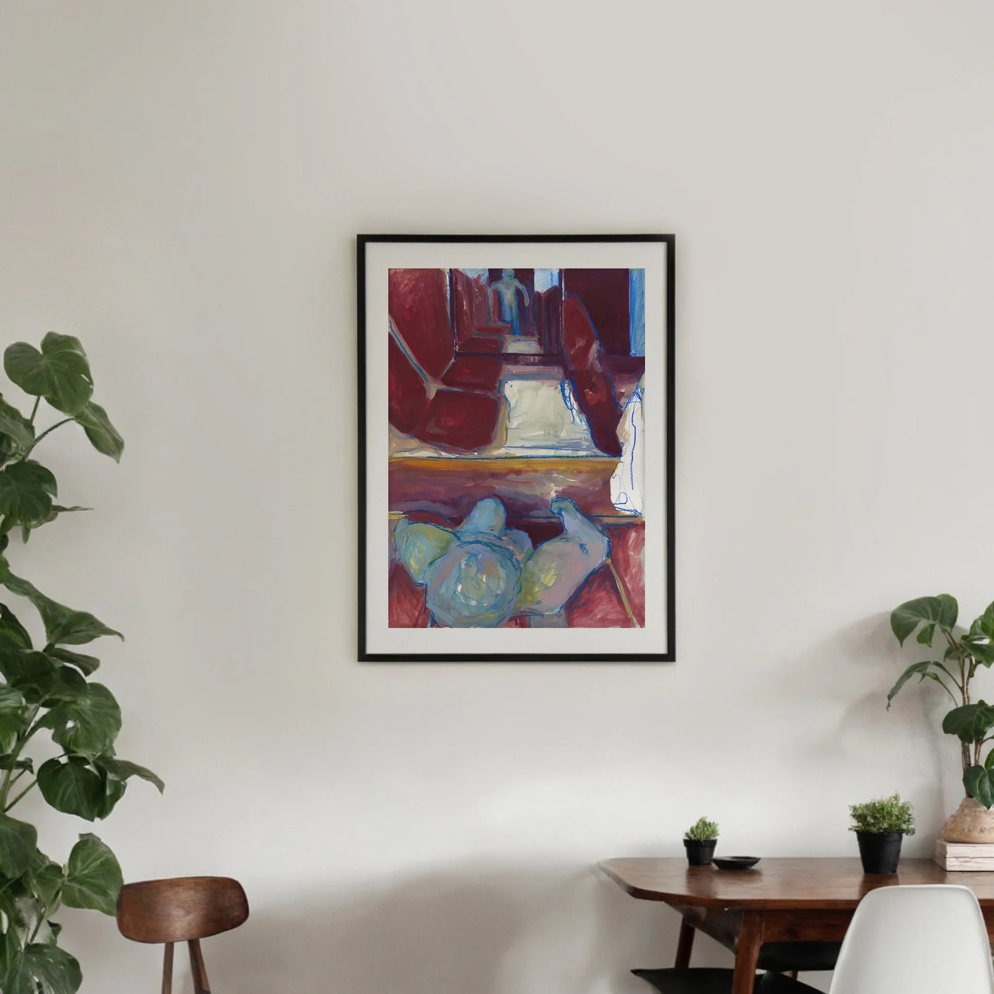 Getting off the Coach - Fine Art Giclée Print