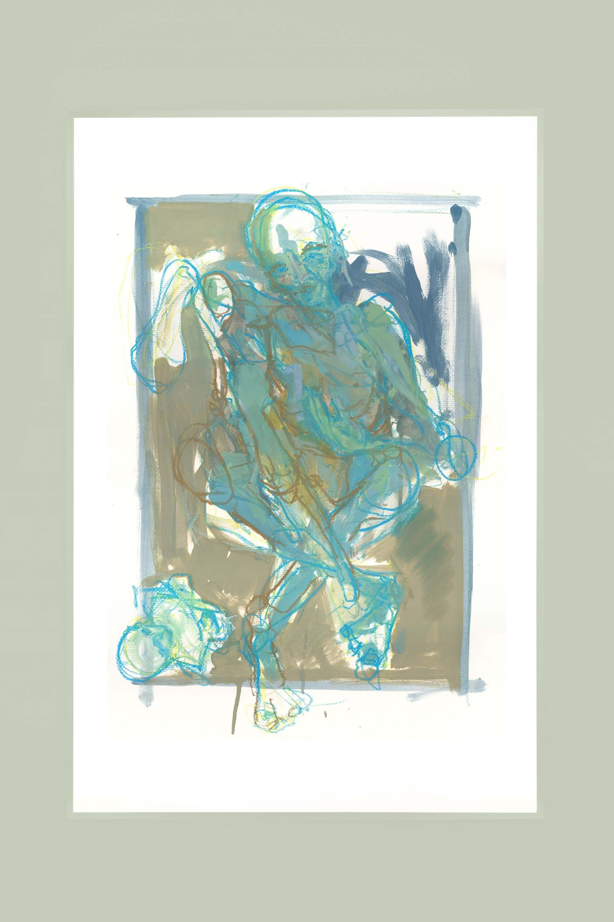 The Ascending Descending Disciple - Jackson Swaby Surrealism Expressionism