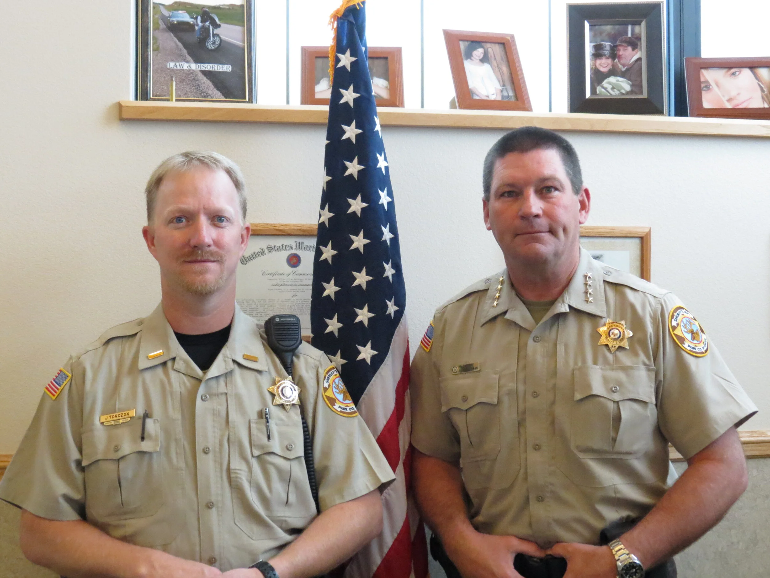 Torczon and Sheriff.JPG