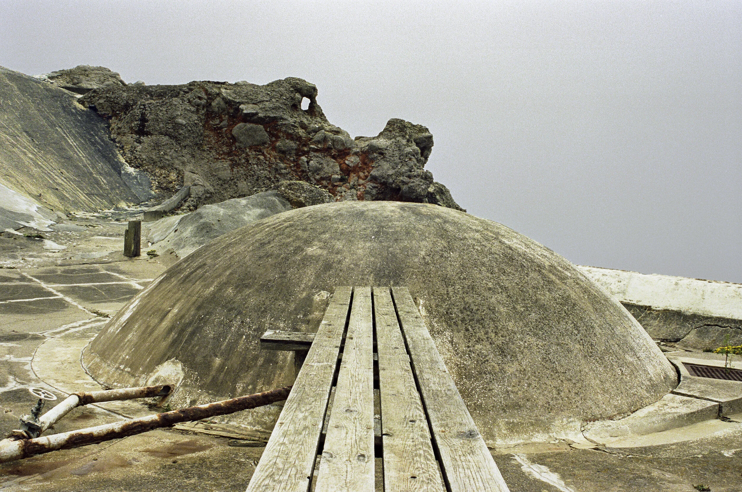 Old Water infrastructure near the Pt. Reyes Lighthouse looks likes something out of Myst or Riven.
