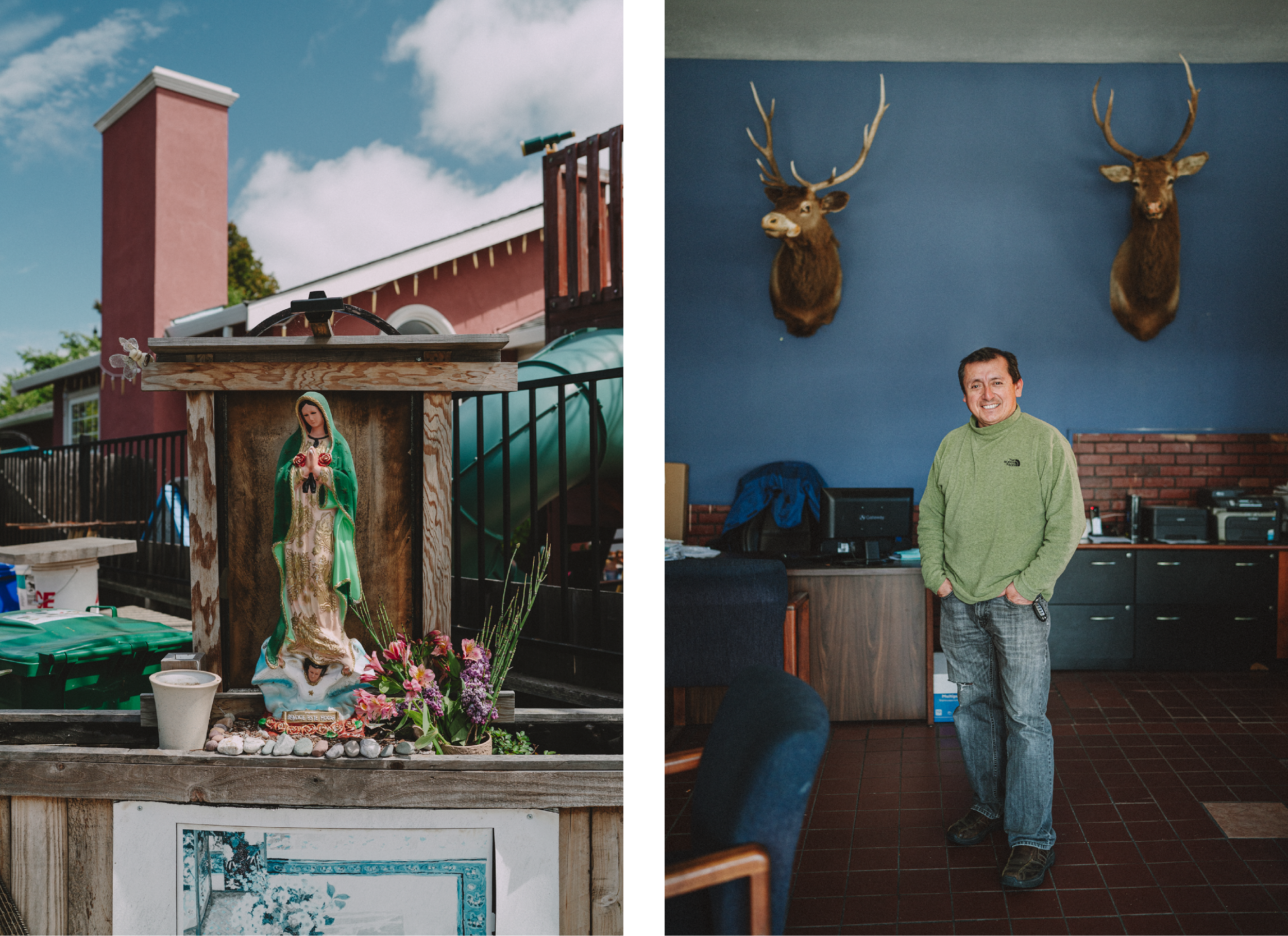 8. L:1 801 Broadway Ave, Richmond. R: Henry in his office at 12811 San Pablo Ave, Richmond.