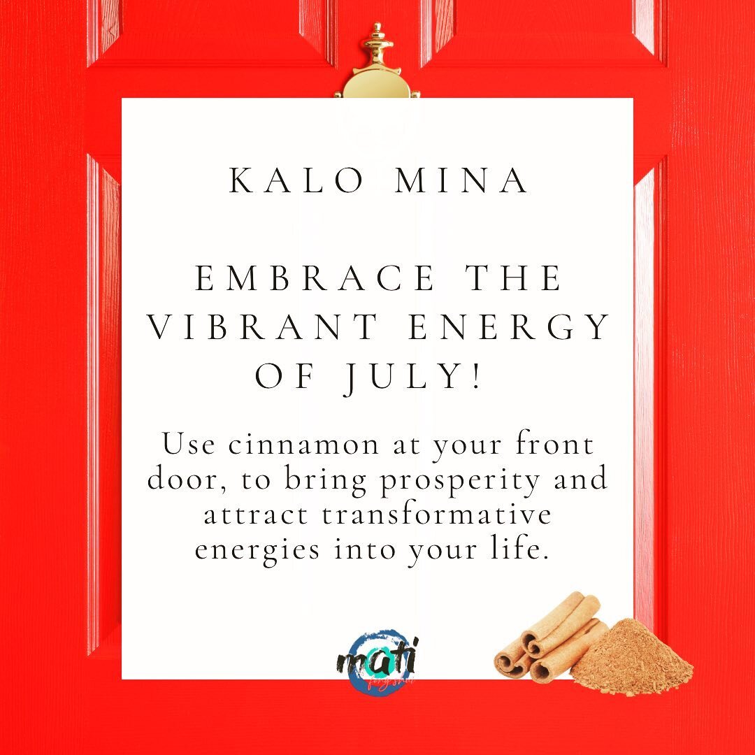 Kalo Mina!  Which in Greek means &lsquo;Good Month&rdquo;. It is a Greek way of wishing you a good month ahead and well wishes💫

As we step into the month of July, open your hearts and minds to the abundant opportunities that await you💫 

Here's a 