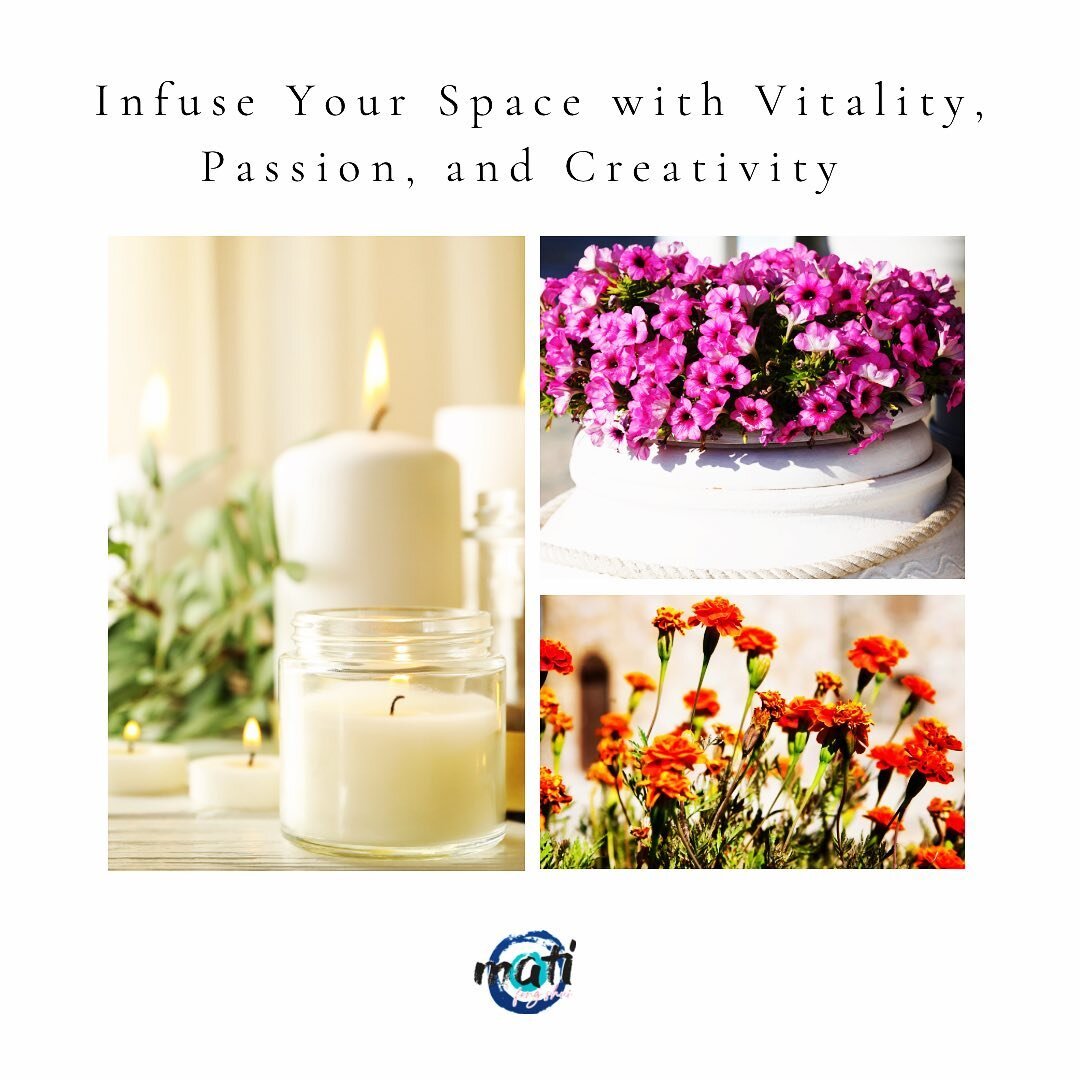 To invite this energy of passion, creativity, and vitality. Light candles or use warm-toned lighting in your space. Incorporate shades of red, orange, and pink through decor items or wear accent pieces to ignite your enthusiasm and motivation. 

If y