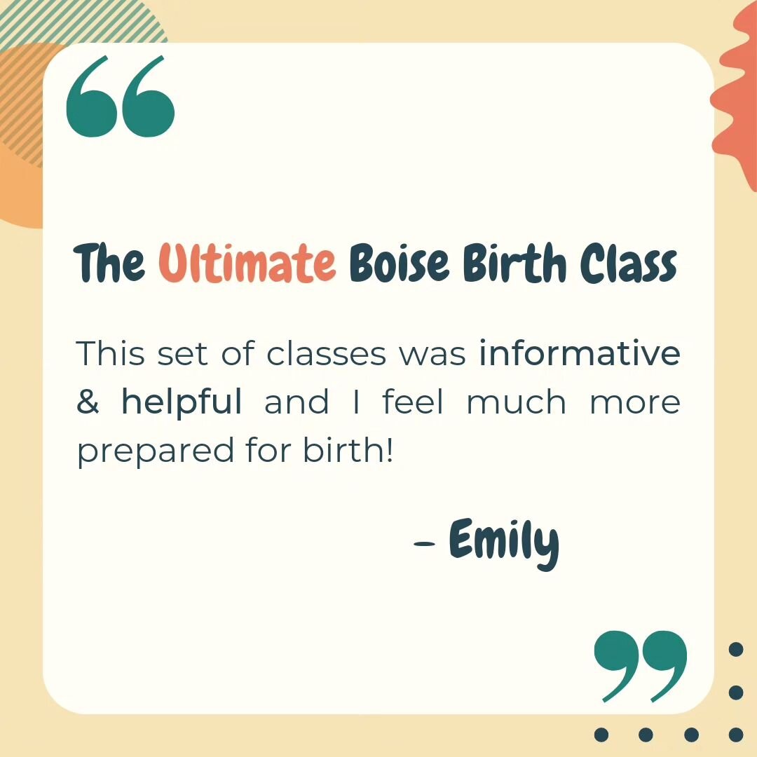 Feeling prepared is such a WIN! 🥳

Going into birth can bring up so many different feelings.

Having one of those feelings being a sense of preparedness allows for your mind and, in turn, your body to better relax and move with the process of birth,