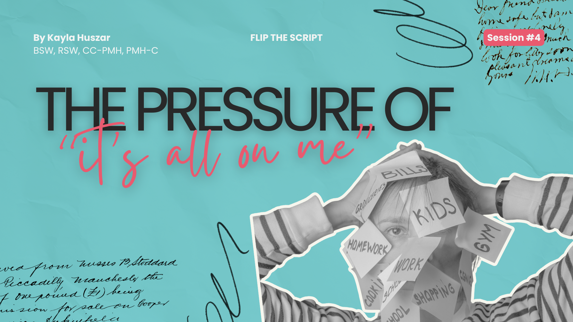 #4 - The Pressure of It’s All on Me