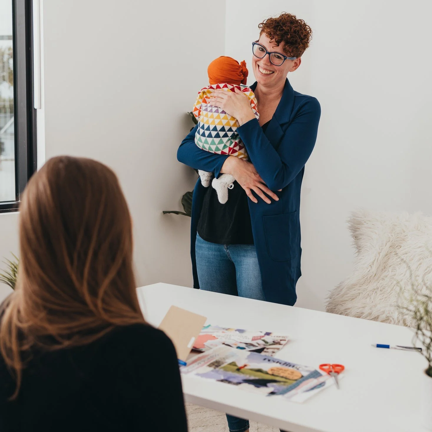Two therapist moms talking about emotional regulation triggers and the window of threat — Kayla Huszar and Danik Bernier on the Chill Like a Mother podcast