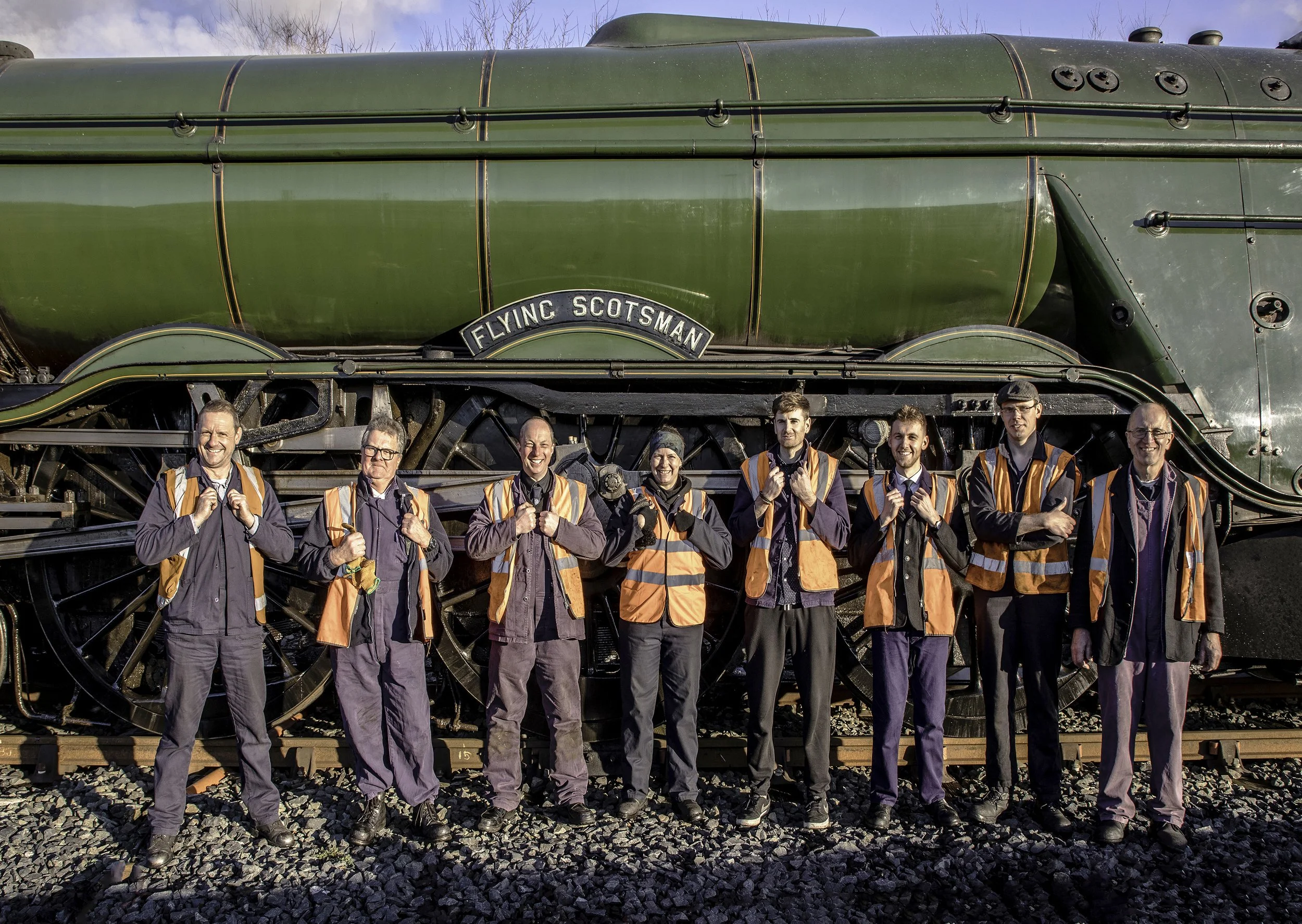  Flying Scotsman &amp; crew  18/12/2021.    I had the incredible honour of traveling with the crew on the footplate of the iconic Flying Scotsman. I joined the tour at Hellifield Station and travelled up the stunning Settle to Carlisle line. Photos, 