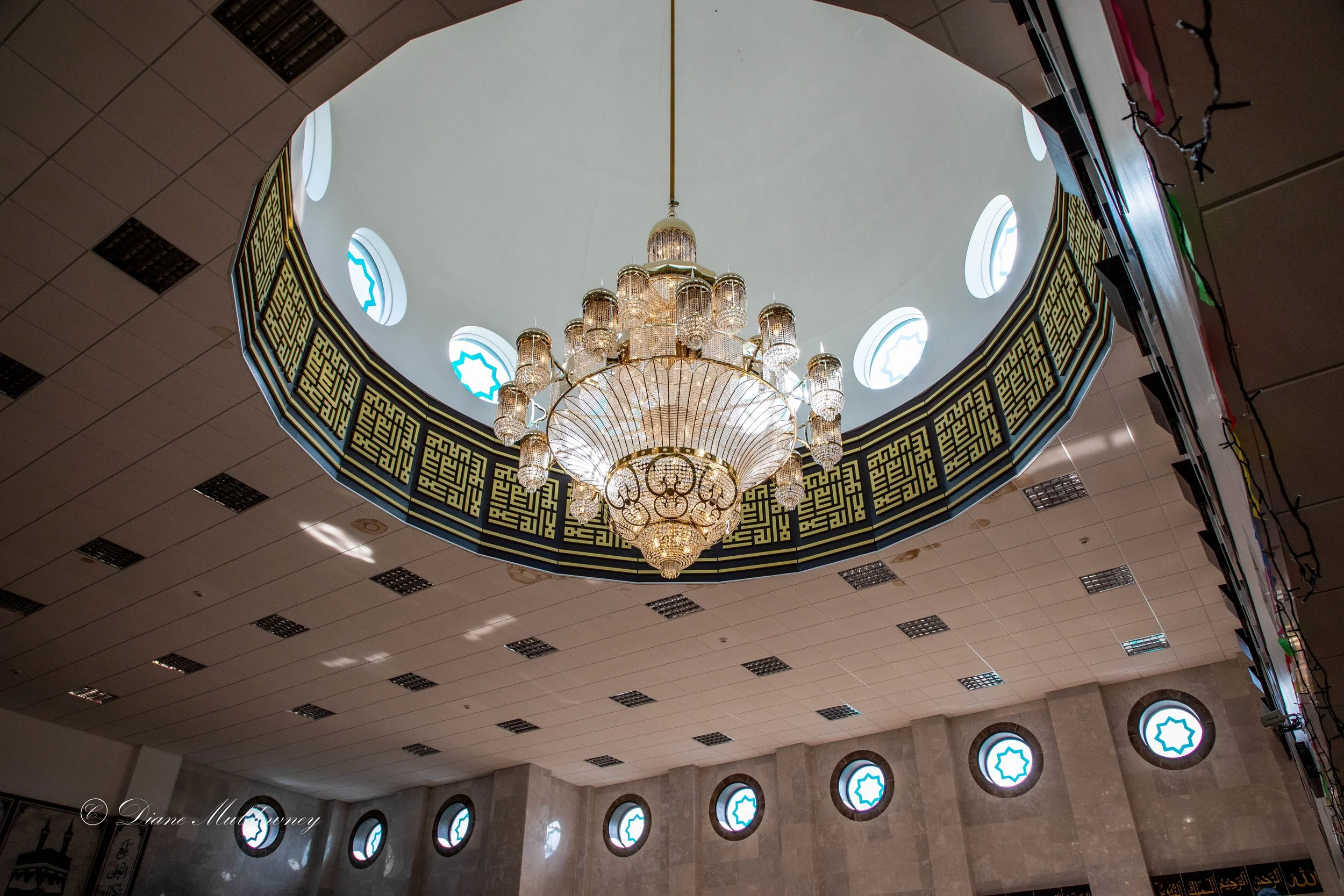 Jamia Mosque Sultania Brierfield. Covid 19 restrictions in place.