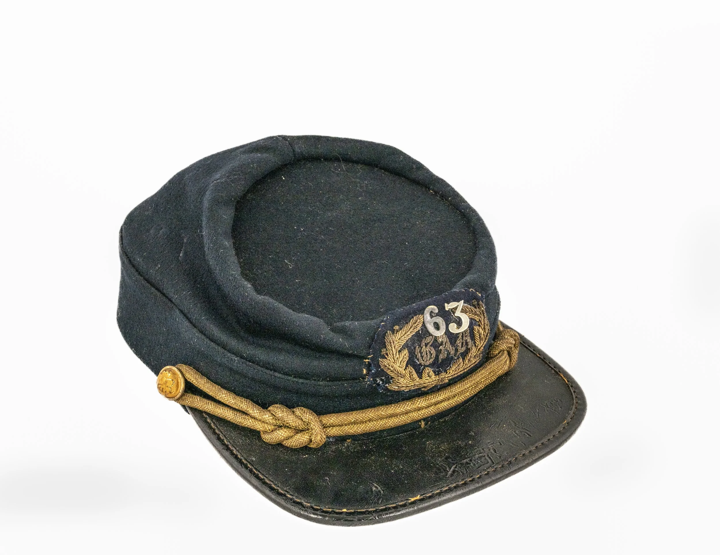 Cap owned by Civil War Captain William Parlin