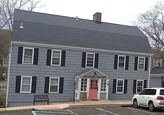Entrance, front o the Watchung branch of the Somerset County Library