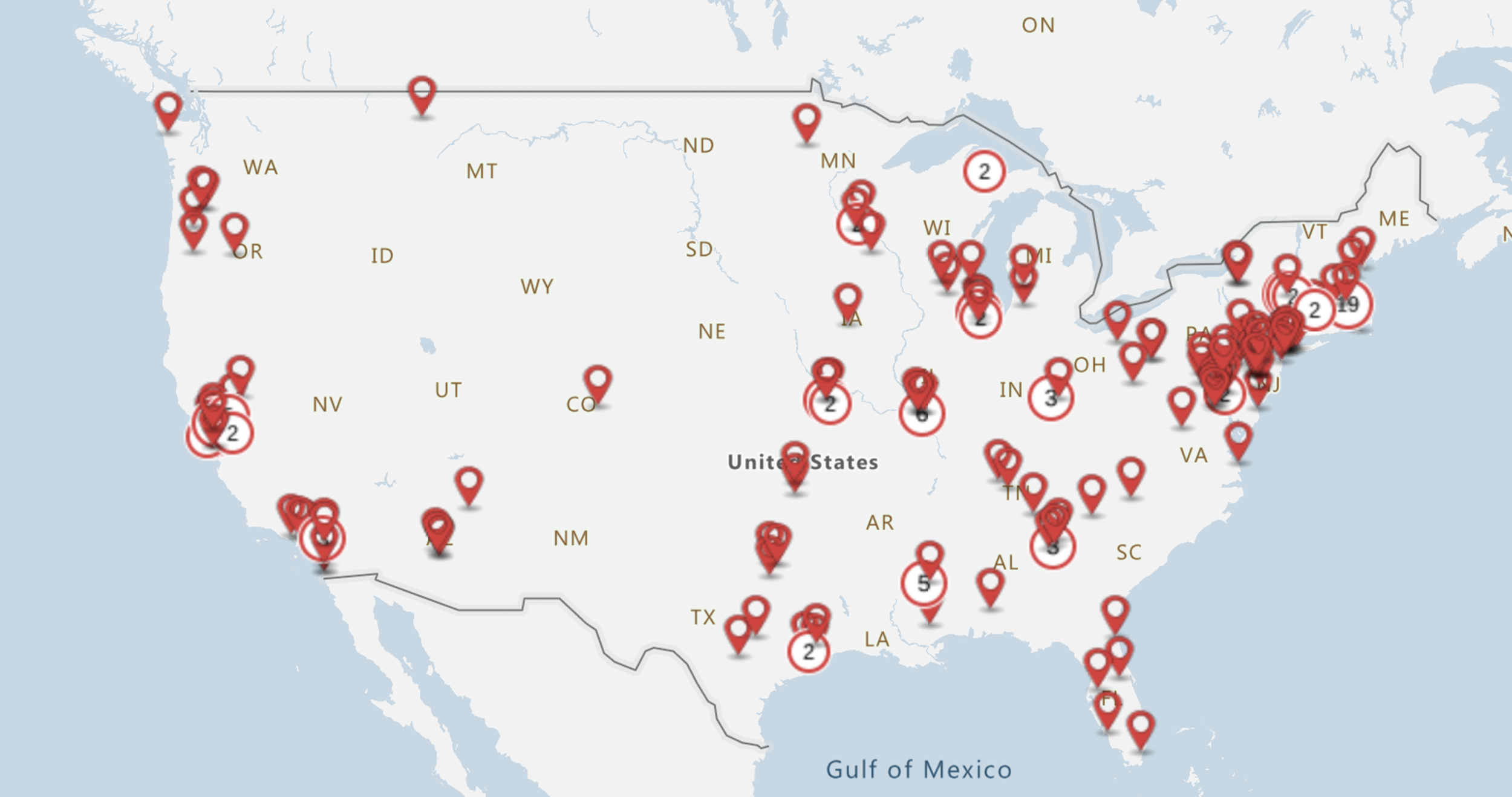 Participants came from 41 states.
